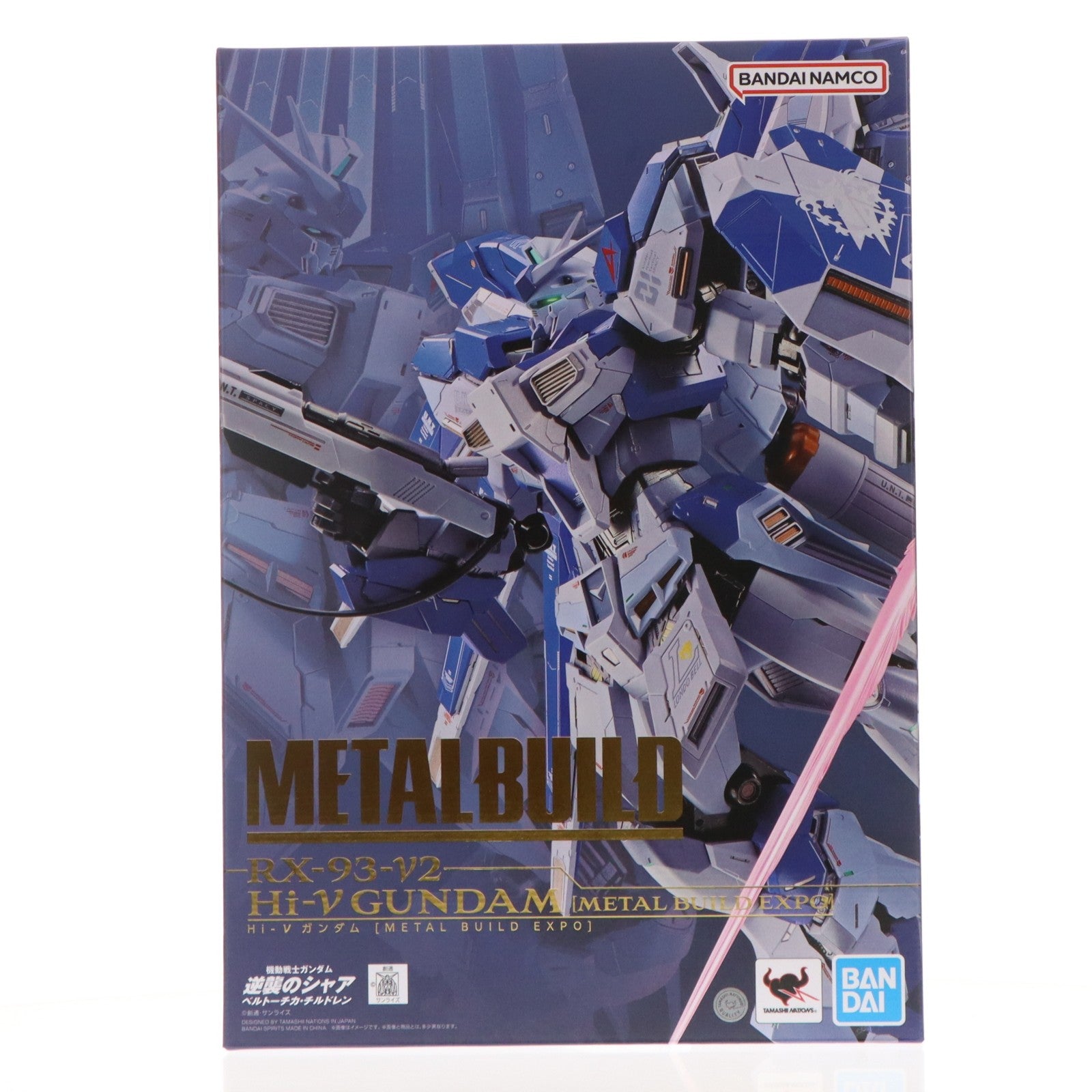 【中古即納】[FIG] 魂ウェブ商店限定 METAL BUILD Hi-νガンダム[METAL BUILD EXPO] 機動戦士ガンダム 逆襲のシャア ベルトーチカ・チルドレン 完成品 可動フィギュア バンダイスピリッツ(20260316)