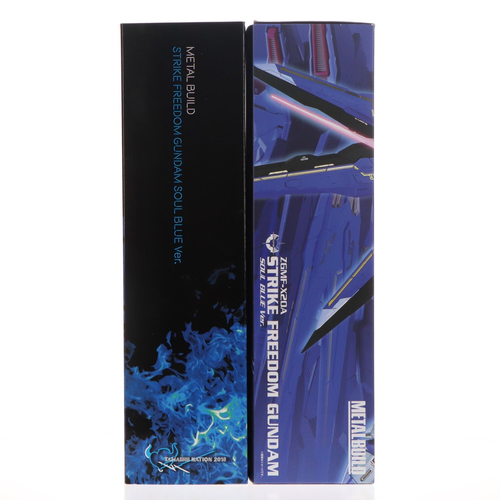 【中古即納】[FIG] METAL BUILD ストライクフリーダムガンダム SOUL BLUE Ver. 機動戦士ガンダムSEED DESTINY(シード デスティニー) 完成品 可動フィギュア TAMASHII NATION2018会場&魂ウェブ商店限定 バンダイスピリッツ(20181026)