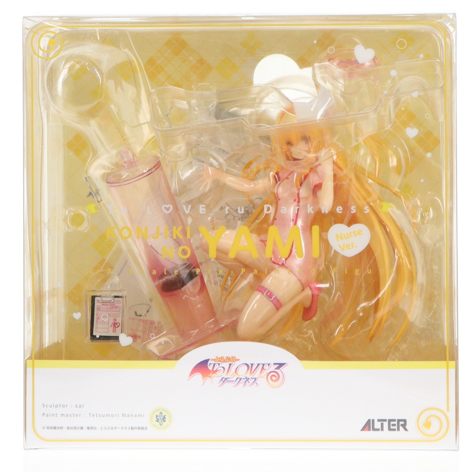 【中古即納】[FIG] 金色の闇(こんじきのやみ) ナースVer. To LOVEる-とらぶる- ダークネス 1/7 完成品 フィギュア アルター(20180914)