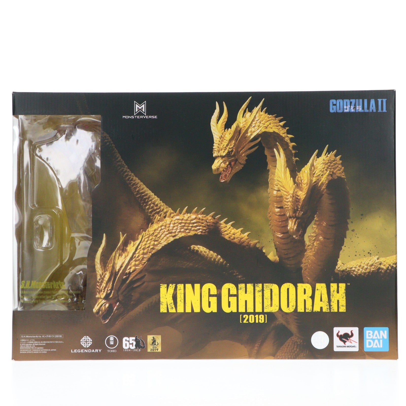 【中古即納】[FIG] S.H.MonsterArts(モンスターアーツ) キングギドラ(2019) ゴジラ キング・オブ・モンスターズ 完成品 可動フィギュア バンダイスピリッツ(20190629)