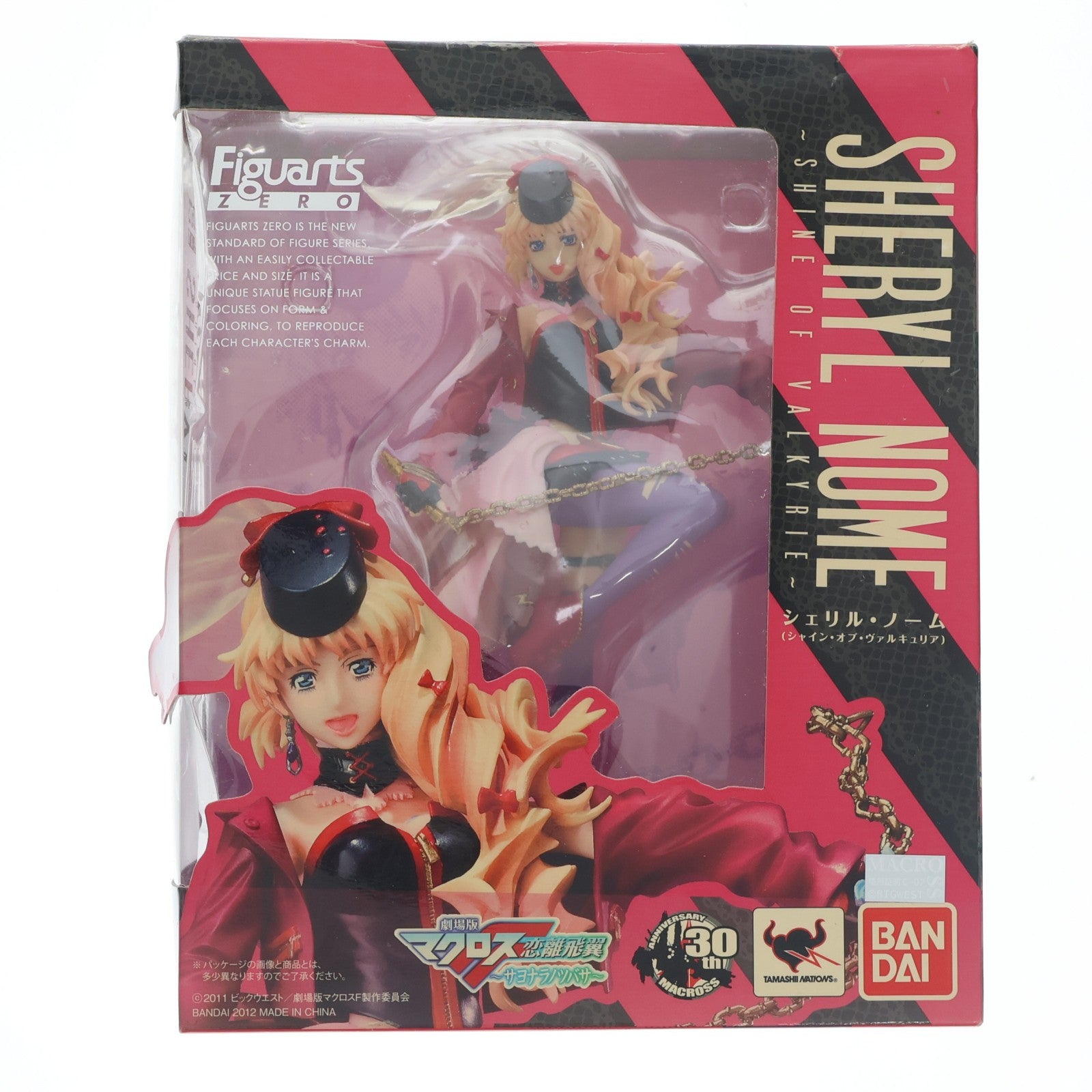【中古即納】[FIG] フィギュアーツZERO シェリル・ノーム(シャイン・オブ・ヴァルキュリア) 劇場版マクロスF 恋離飛翼～サヨナラノツバサ～ 完成品 フィギュア バンダイ(20120428)