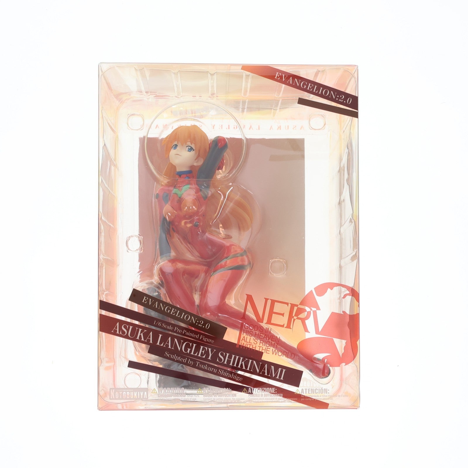 【中古即納】[FIG] 式波・アスカ・ラングレー ～プラグスーツver.～ ヱヴァンゲリヲン新劇場版 1/6 完成品 フィギュア(PP334) コトブキヤ(20121124)