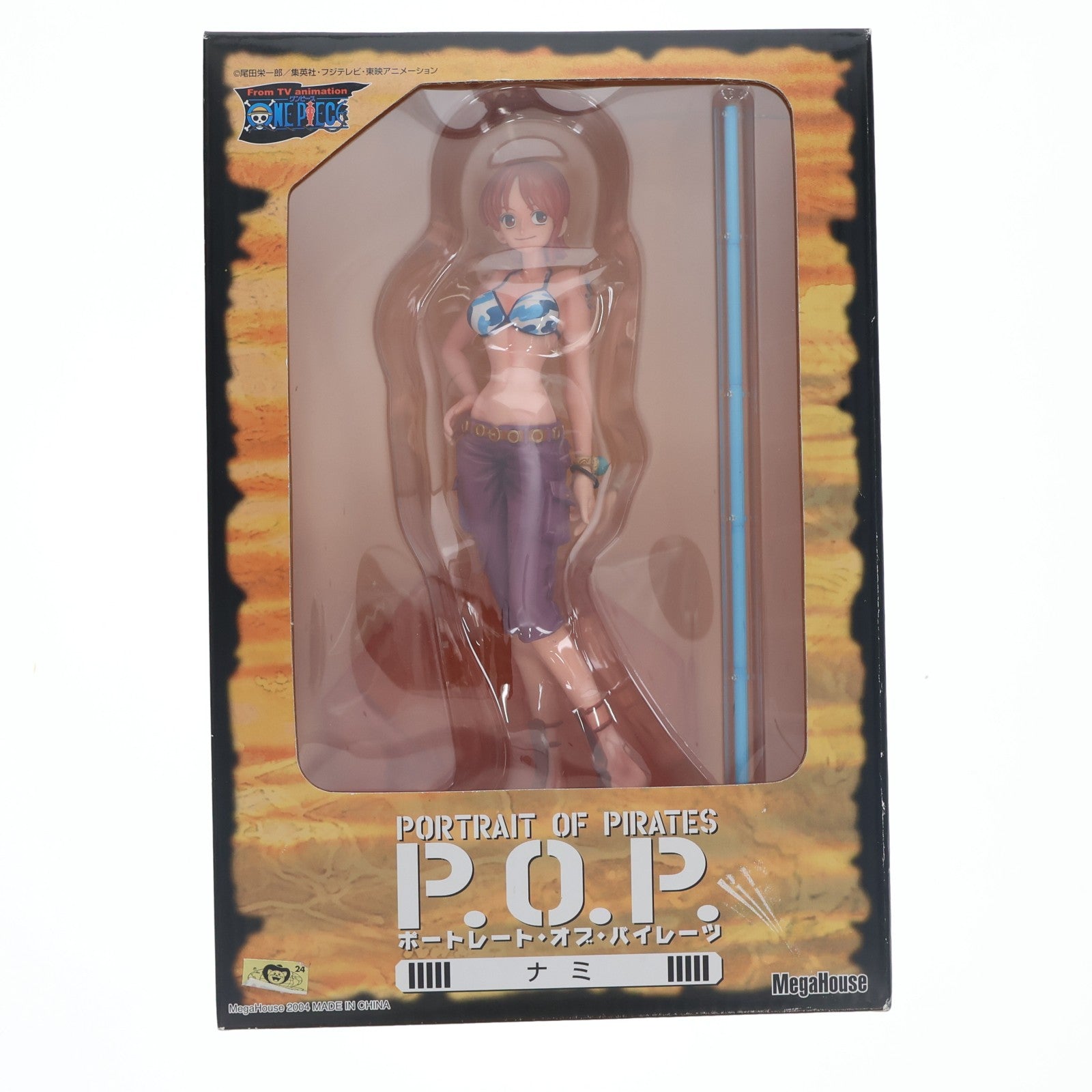 【中古即納】[FIG] エクセレントモデル Portrait.Of.Pirates P.O.P ワンピースシリーズ1 ナミ ONE PIECE 1/8 完成品 フィギュア メガハウス(20040401)