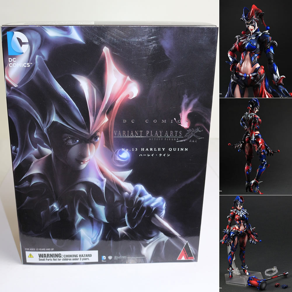 【中古即納】[FIG] DC Comics VARIANT PLAY ARTS改(ヴァリアントプレイアーツ改) ハーレイ・クイン バットマン 完成品 フィギュア スクウェア・エニックス(20150110)