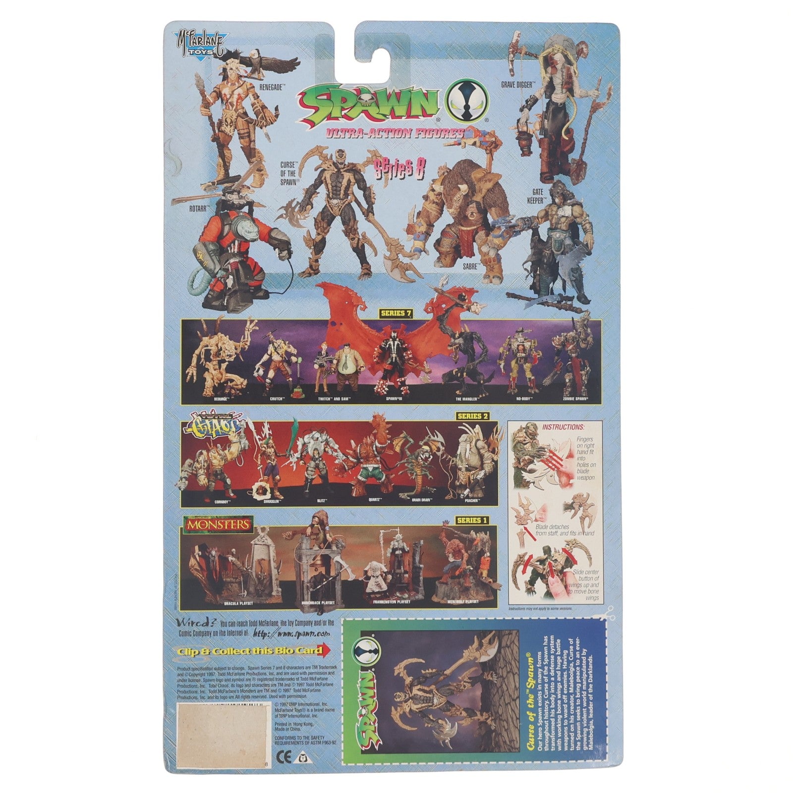 【中古即納】[FIG] スポーン・ウルトラ・アクションフィギュア シリーズ8 カース オブ ザ スポーン SPAWN 完成品 可動フィギュア マクファーレン・トイズ(19991231)