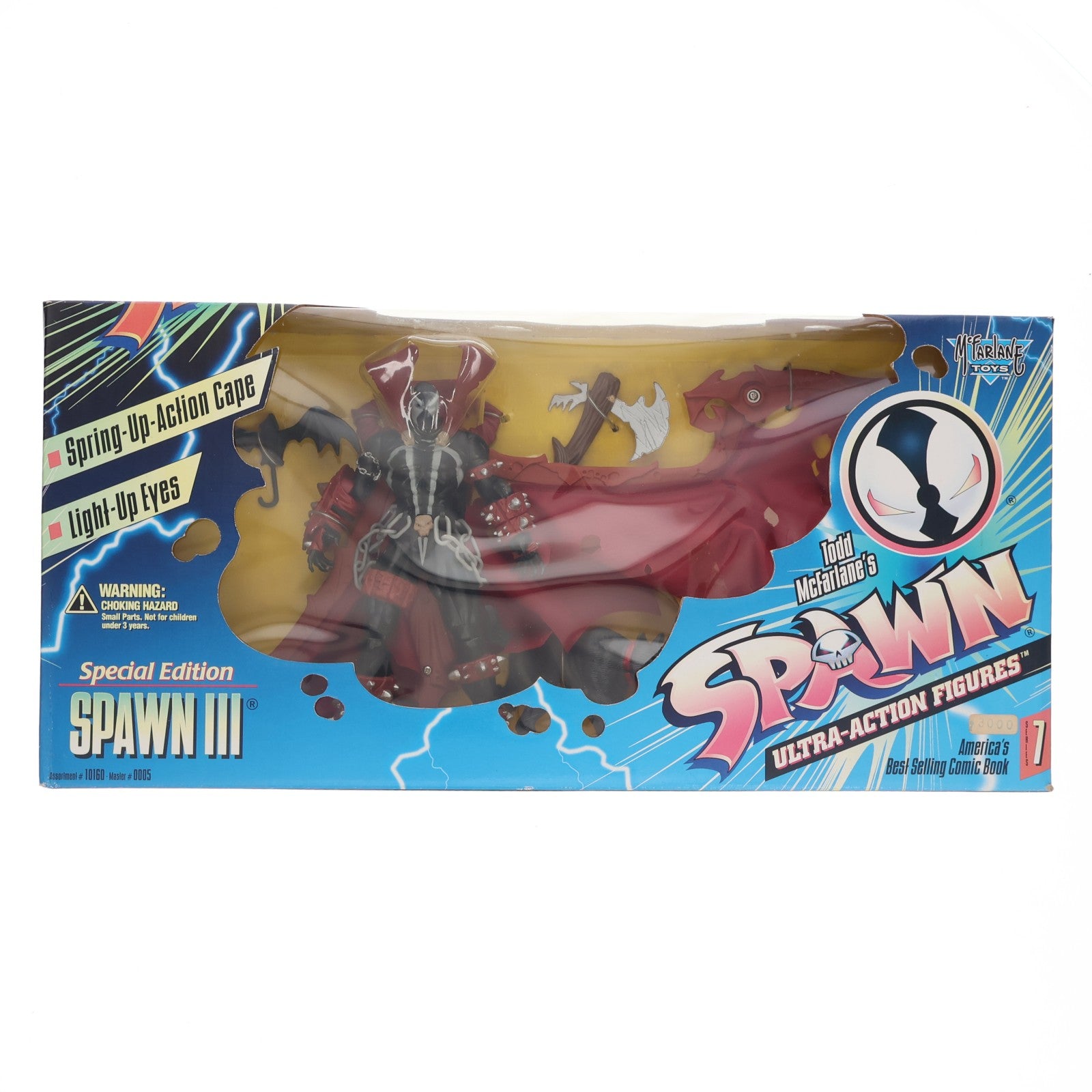 【中古即納】[FIG] スポーン・ウルトラ・アクションフィギュア シリーズ7 Special Edition SPAWNIII 完成品 可動フィギュア レッズ(19991231)