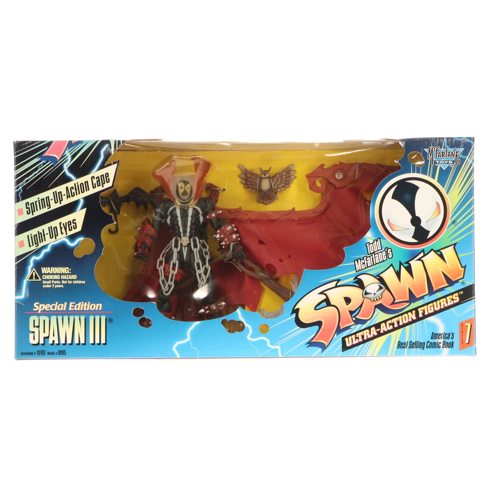 【中古即納】[FIG] スポーン・ウルトラ・アクションフィギュア シリーズ7 Special Edition SPAWNIII 完成品 可動フィギュア レッズ(19991231)