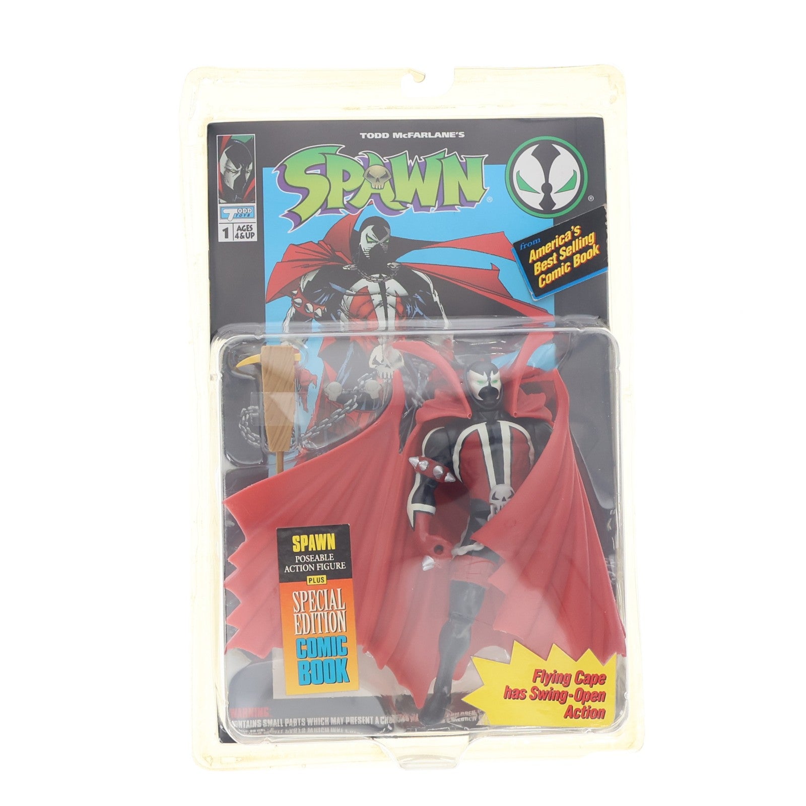 【中古即納】[FIG] スポーン・ウルトラ・アクションフィギュア シリーズ1 スポーン 完成品 可動フィギュア(10101) マクファーレン・トイズ(19991231)