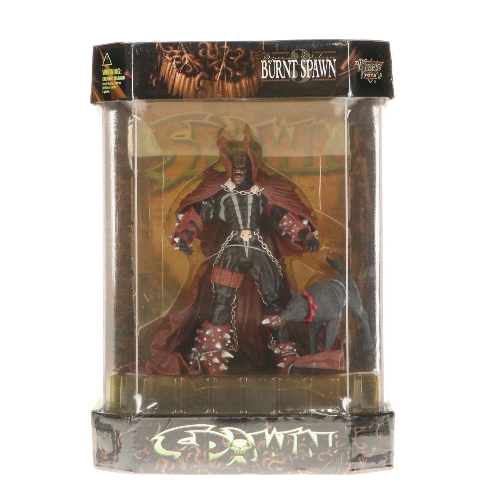 【中古即納】[FIG] スポーン・ウルトラ・アクションフィギュア バーント・スポーン SPAWN 完成品 可動フィギュア マクファーレン・トイズ(19991231)