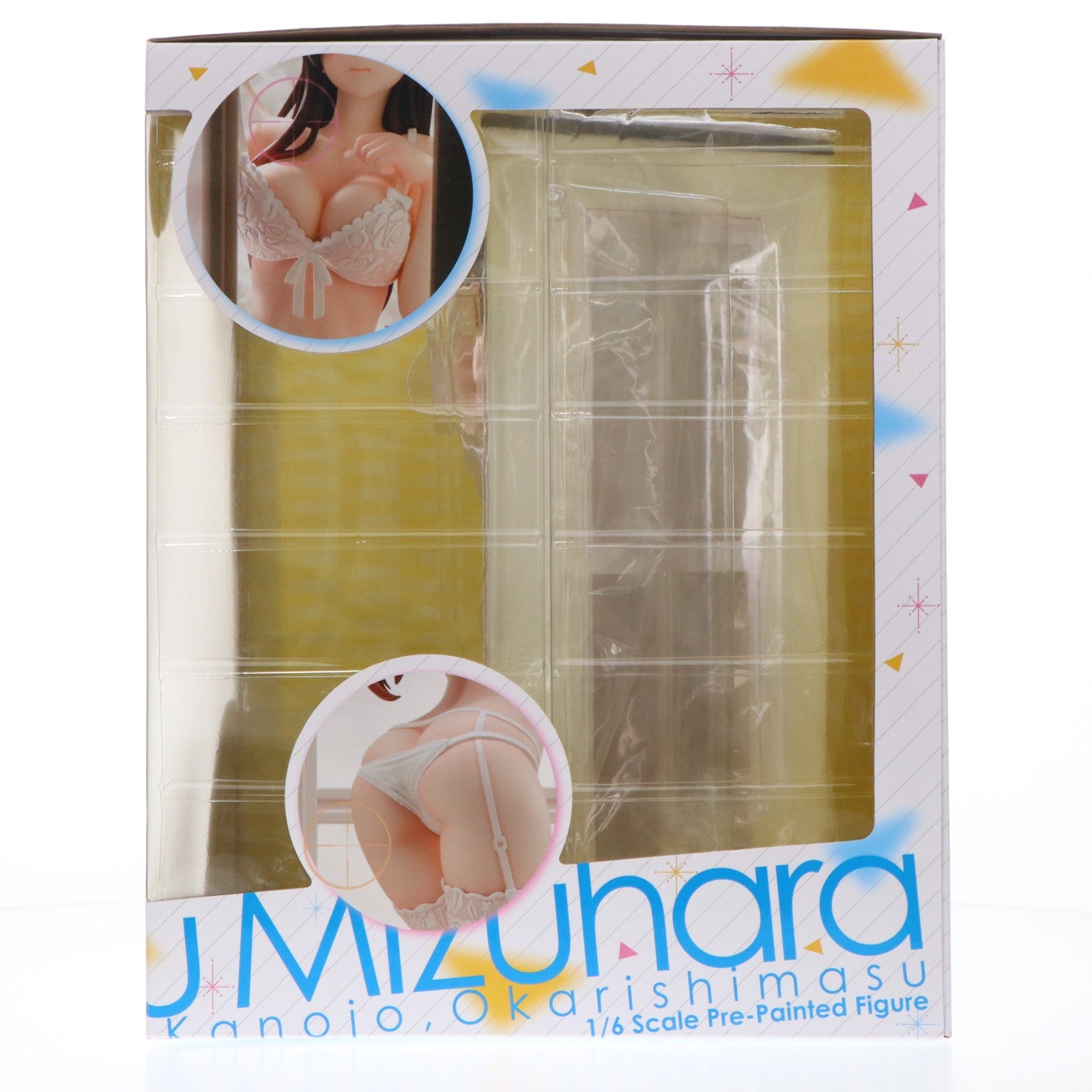 【中古即納】[FIG] 水原千鶴(みずはらちづる) シースルーランジェリーフィギュア エンジェルホワイトVer. 彼女、お借りします 1/6 完成品 フィギュア 箱入り娘(20241227)