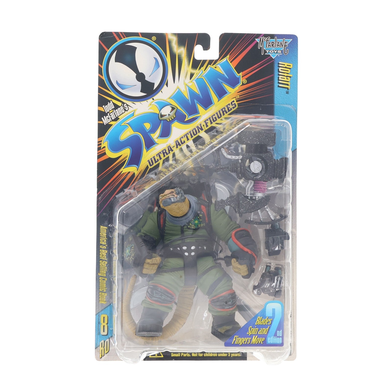 【中古即納】[FIG] スポーン・ウルトラ・アクションフィギュア シリーズ8 ローター リペイント版 SPAWN 完成品 可動フィギュア マクファーレン・トイズ(19991231)