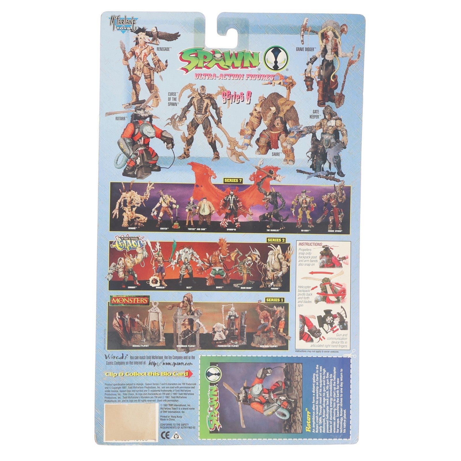 【中古即納】[FIG] スポーン・ウルトラ・アクションフィギュア シリーズ8 ローター SPAWN 完成品 可動フィギュア マクファーレン・トイズ(19991231)