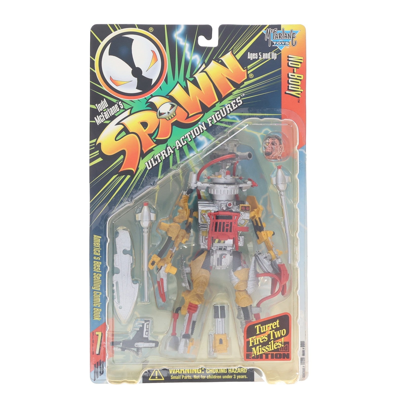 【中古即納】[FIG] スポーン・ウルトラ・アクションフィギュア シリーズ7 ノーバディ リペイント版 SPAWN 完成品 可動フィギュア マクファーレン・トイズ(19991231)
