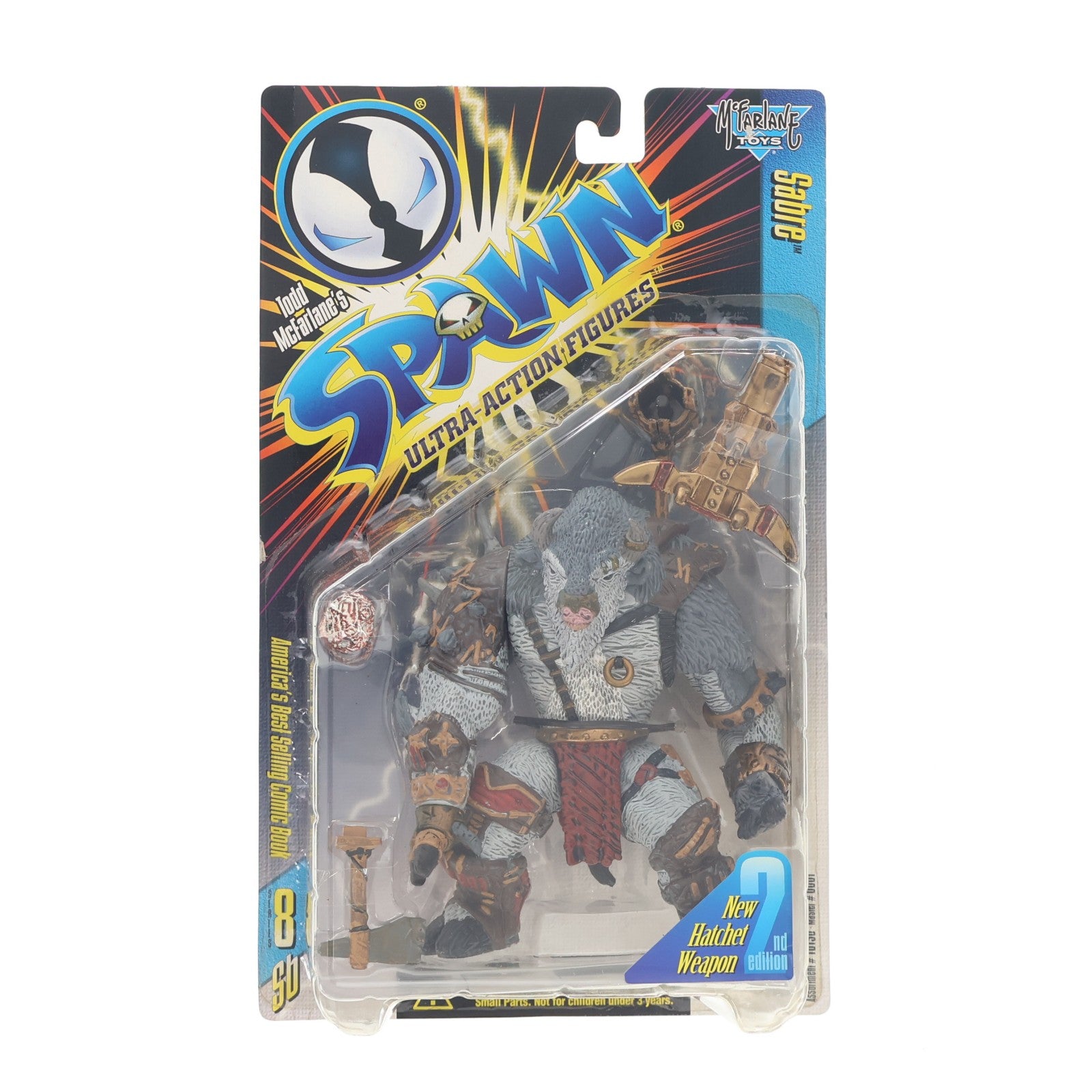 【中古即納】[FIG] スポーン・ウルトラ・アクションフィギュア シリーズ8 セイバー リペイント版 SPAWN 完成品 可動フィギュア マクファーレン・トイズ(19991231)