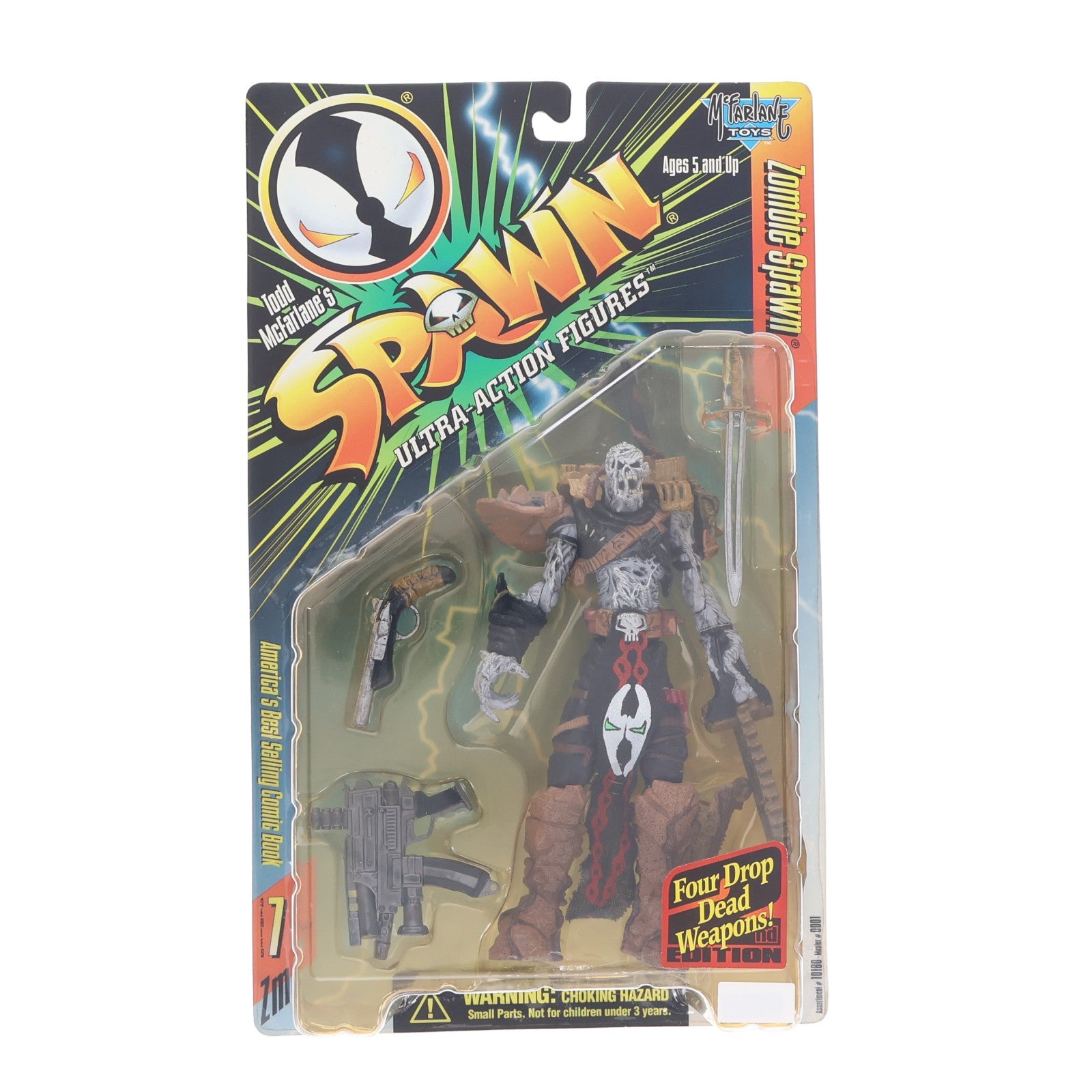 【中古即納】[FIG] スポーン・ウルトラ・アクションフィギュア シリーズ7 ゾンビ・スポーン リペイントver. SPAWN 完成品 可動フィギュア マクファーレン・トイズ(19961231)