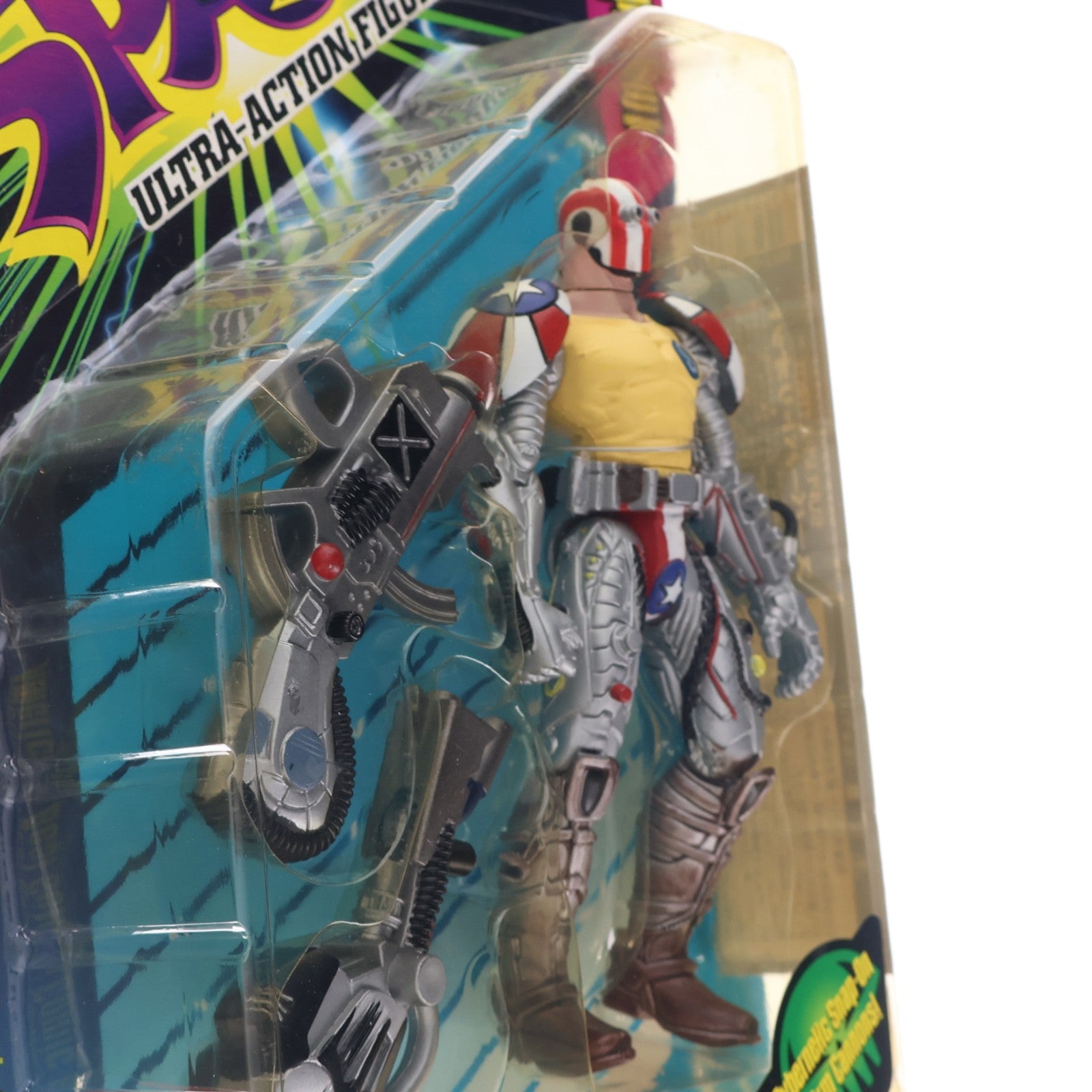 【中古即納】[FIG] スポーン・ウルトラ・アクションフィギュア シリーズ6 スーパーパトリオット SPAWN 完成品 可動フィギュア マクファーレン・トイズ(19961231)