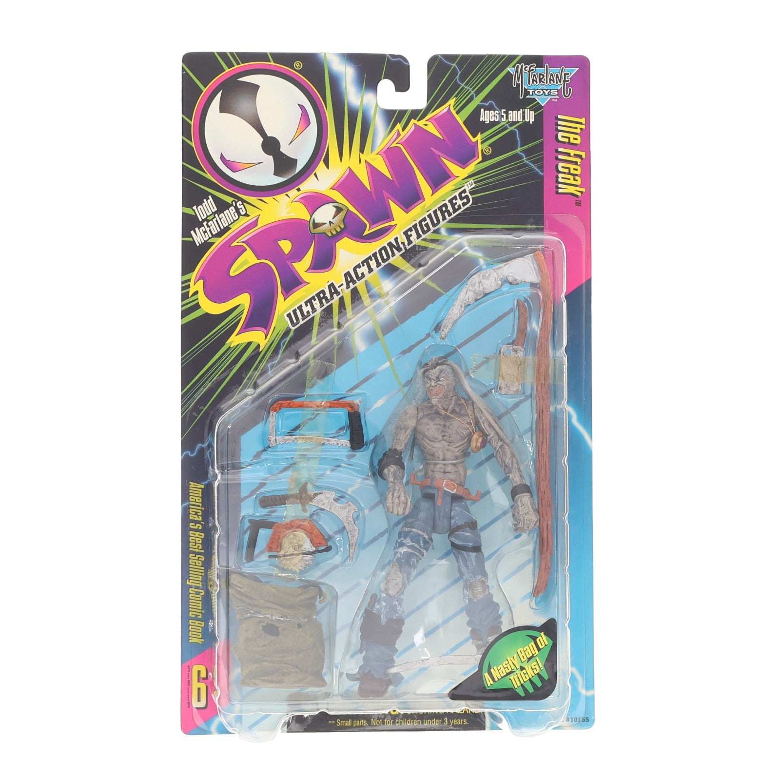 【中古即納】[FIG] スポーン・ウルトラ・アクションフィギュア シリーズ6 ザ・フリーク リペイント版 SPAWN 完成品 可動フィギュア マクファーレン・トイズ(19991231)