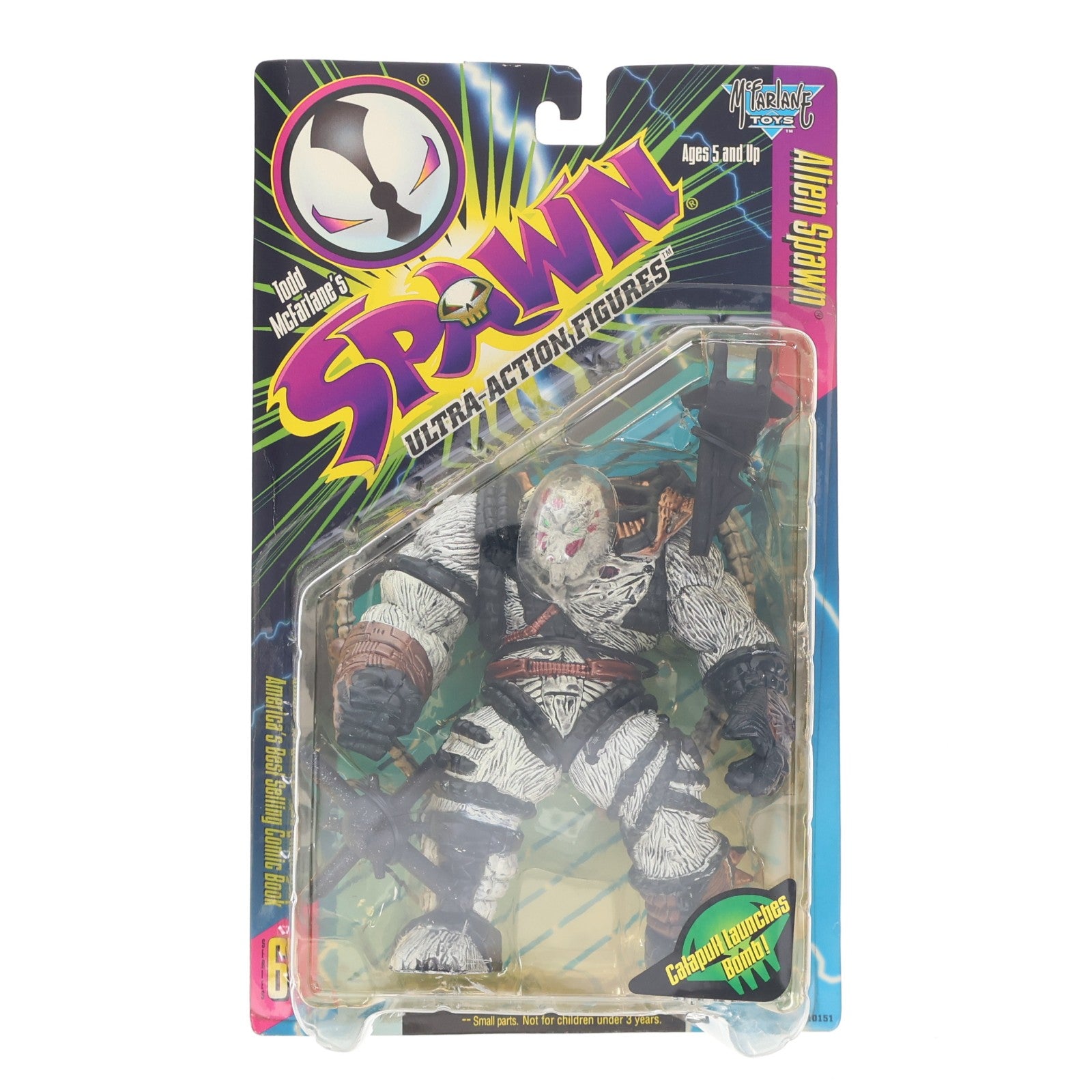 【中古即納】[FIG] スポーン・ウルトラ・アクションフィギュア シリーズ6 エイリアン・スポーン リペイント版 SPAWN 完成品 可動フィギュア マクファーレン・トイズ(19991231)