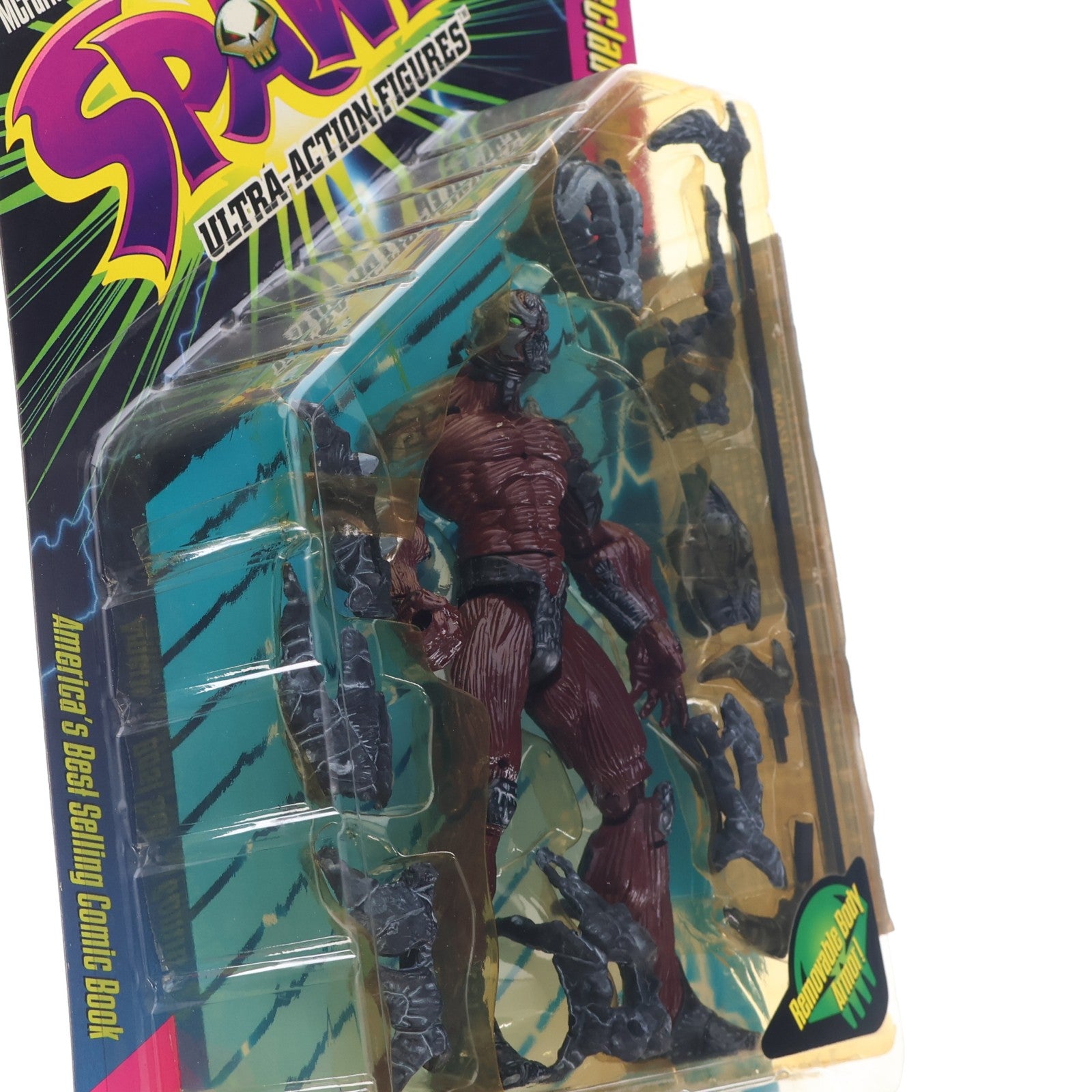 【中古即納】[FIG] スポーン・ウルトラ・アクションフィギュア シリーズ6 バトルクラッド・スポーン SPAWN 完成品 可動フィギュア(10154) マクファーレン・トイズ(19991231)