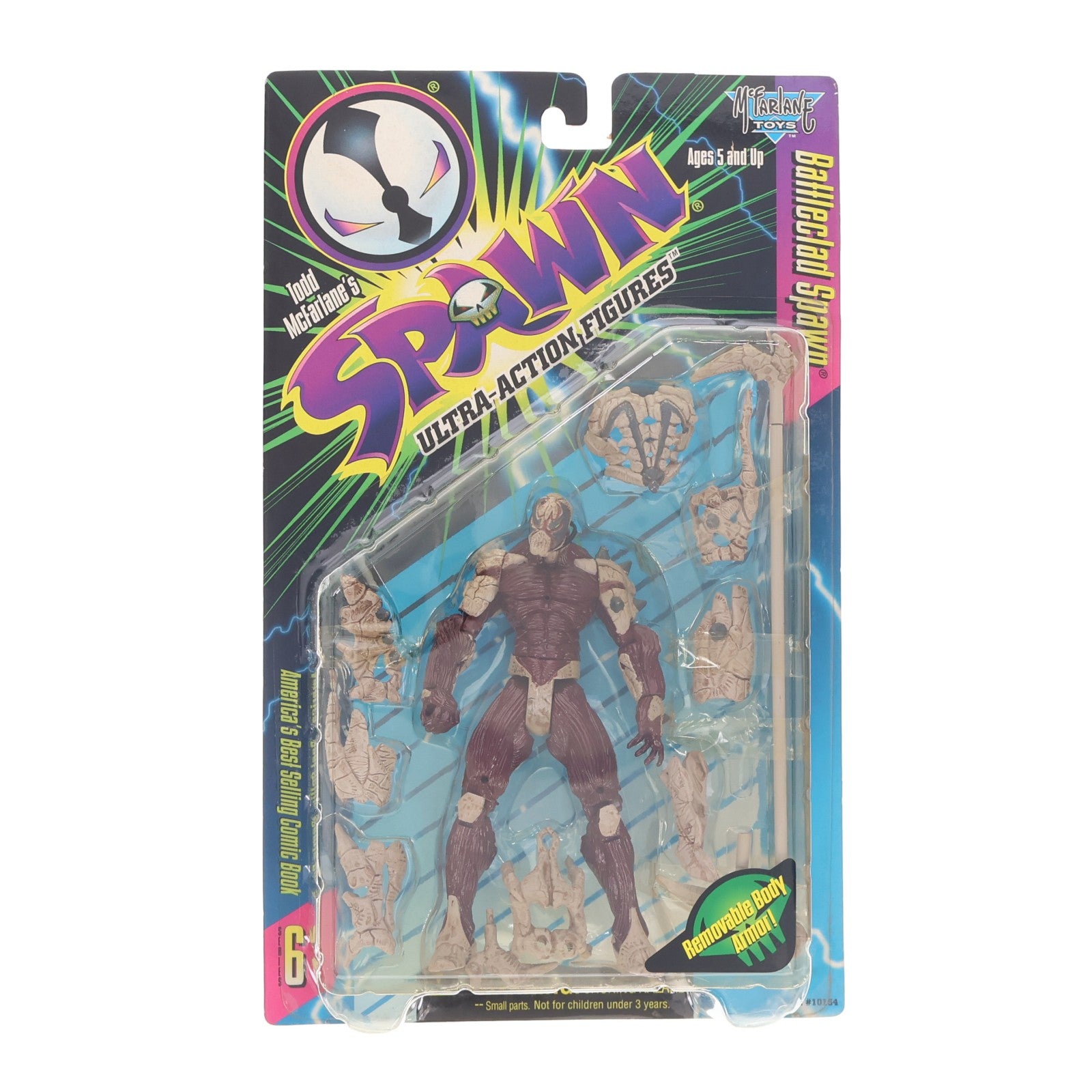 【中古即納】[FIG] スポーン・ウルトラ・アクションフィギュア シリーズ6 バトルクラッド・スポーン リペイント版 SPAWN 完成品 可動フィギュア(10154) マクファーレン・トイズ(19991231)