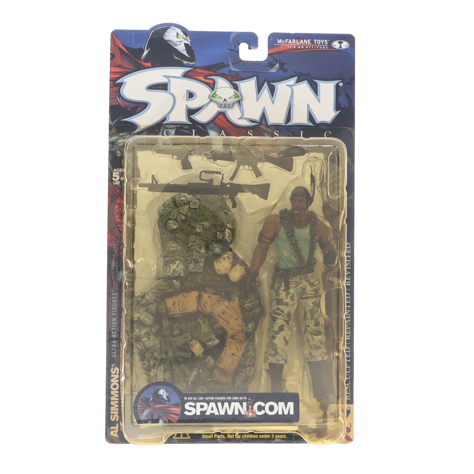 【中古即納】[FIG] スポーン・クラシック・ウルトラ・アクションフィギュア シリーズ17 アル・シモンズ SPAWN 完成品 可動フィギュア マクファーレン・トイズ(19991231)