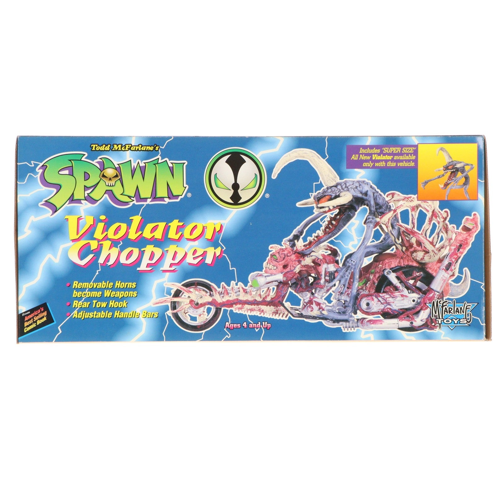 【中古即納】[FIG] スポーン・ウルトラ・アクションフィギュア バイオレーター・チョッパー SPAWN 完成品 可動フィギュア マクファーレン・トイズ(19991231)