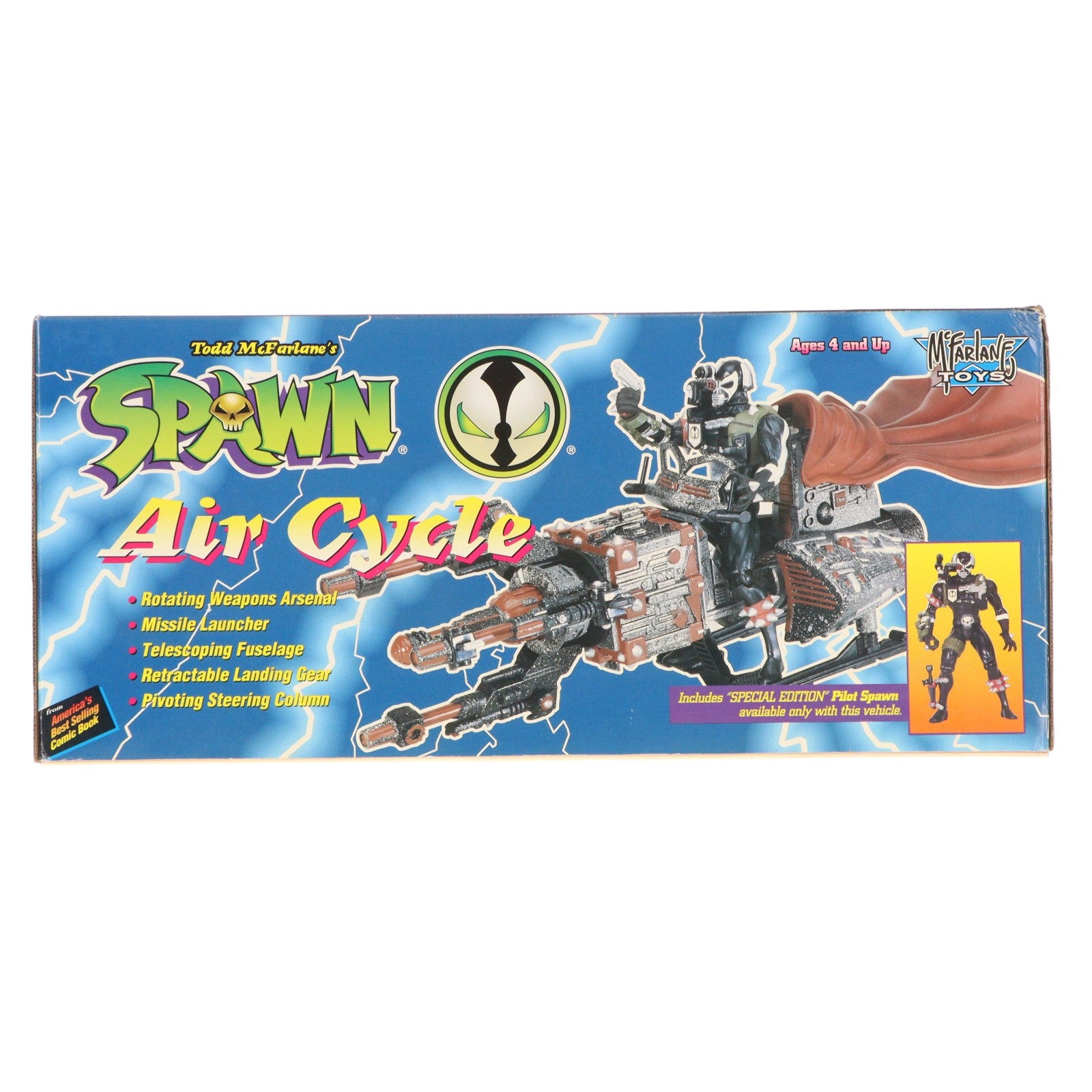 【中古即納】[FIG] スポーン・ウルトラ・アクションフィギュア スポーン・エア・サイクル SPAWN 完成品 可動フィギュア マクファーレン・トイズ(19991231)