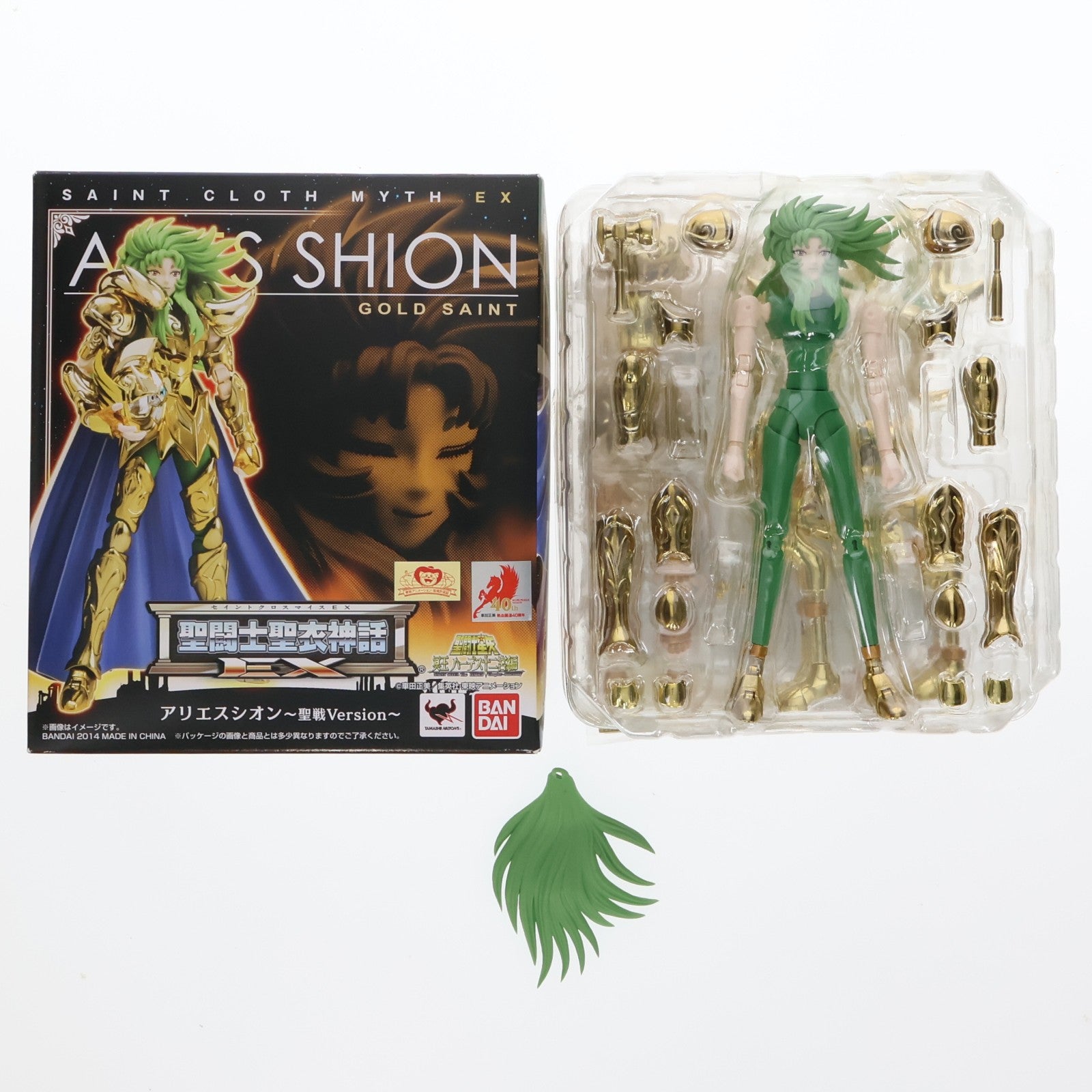 【中古即納】[FIG] 聖闘士聖衣神話EX アリエスシオン～聖戦Version～ 聖闘士星矢 完成品 可動フィギュア バンダイ(20140517)