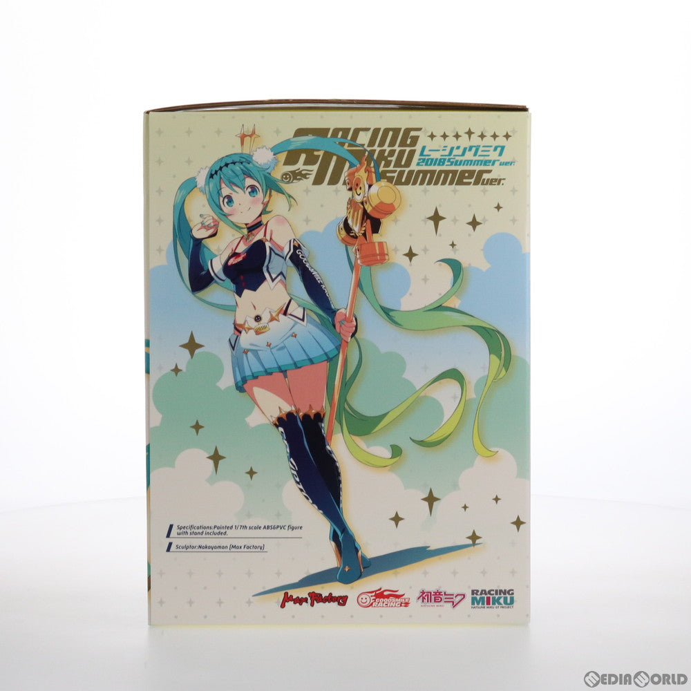【中古即納】[FIG] レーシングミク 2018 summer Ver. キャラクター・ボーカル・シリーズ 01 初音ミク 1/7 完成品 フィギュア GOODSMILE ONLINE SHOP&あみあみ&Amazon.co.jp限定 マックスファクトリー(20210630)