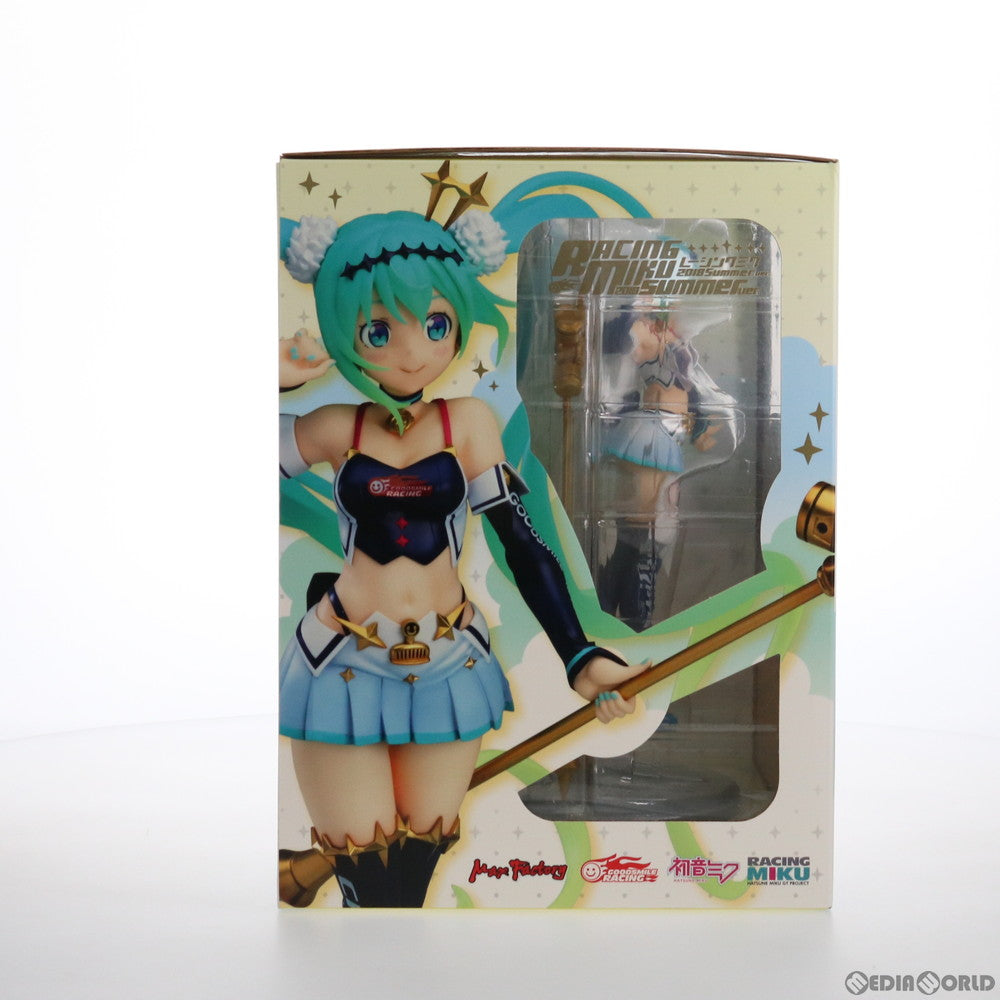 【中古即納】[FIG] レーシングミク 2018 summer Ver. キャラクター・ボーカル・シリーズ 01 初音ミク 1/7 完成品 フィギュア GOODSMILE ONLINE SHOP&あみあみ&Amazon.co.jp限定 マックスファクトリー(20210630)
