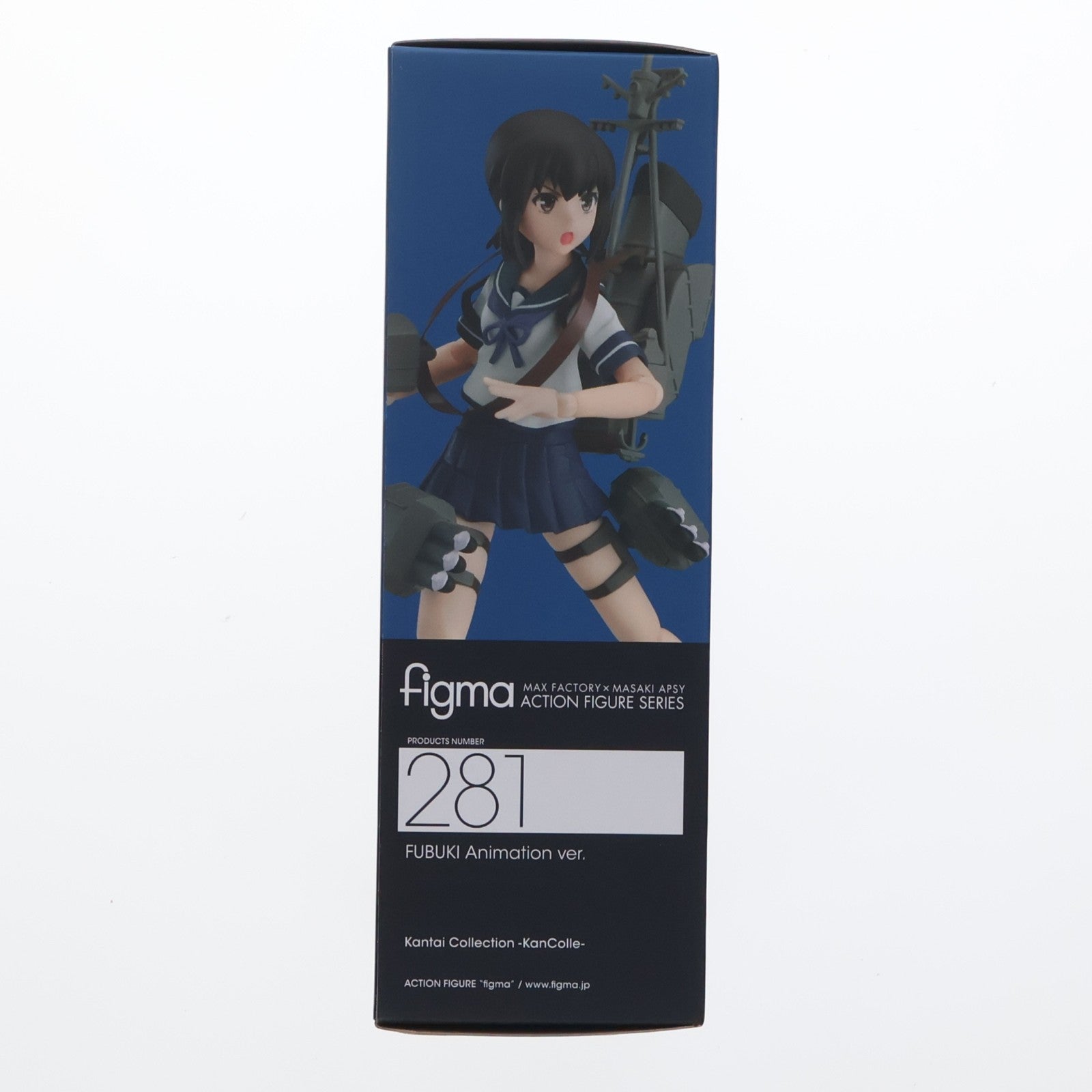 【中古即納】[FIG] GOODSMILE ONLINE SHOP限定特典付属 figma(フィグマ) 281 吹雪(ふぶき) Animation ver. 艦隊これくしょん -艦これ- 完成品 可動フィギュア マックスファクトリー(20160601)