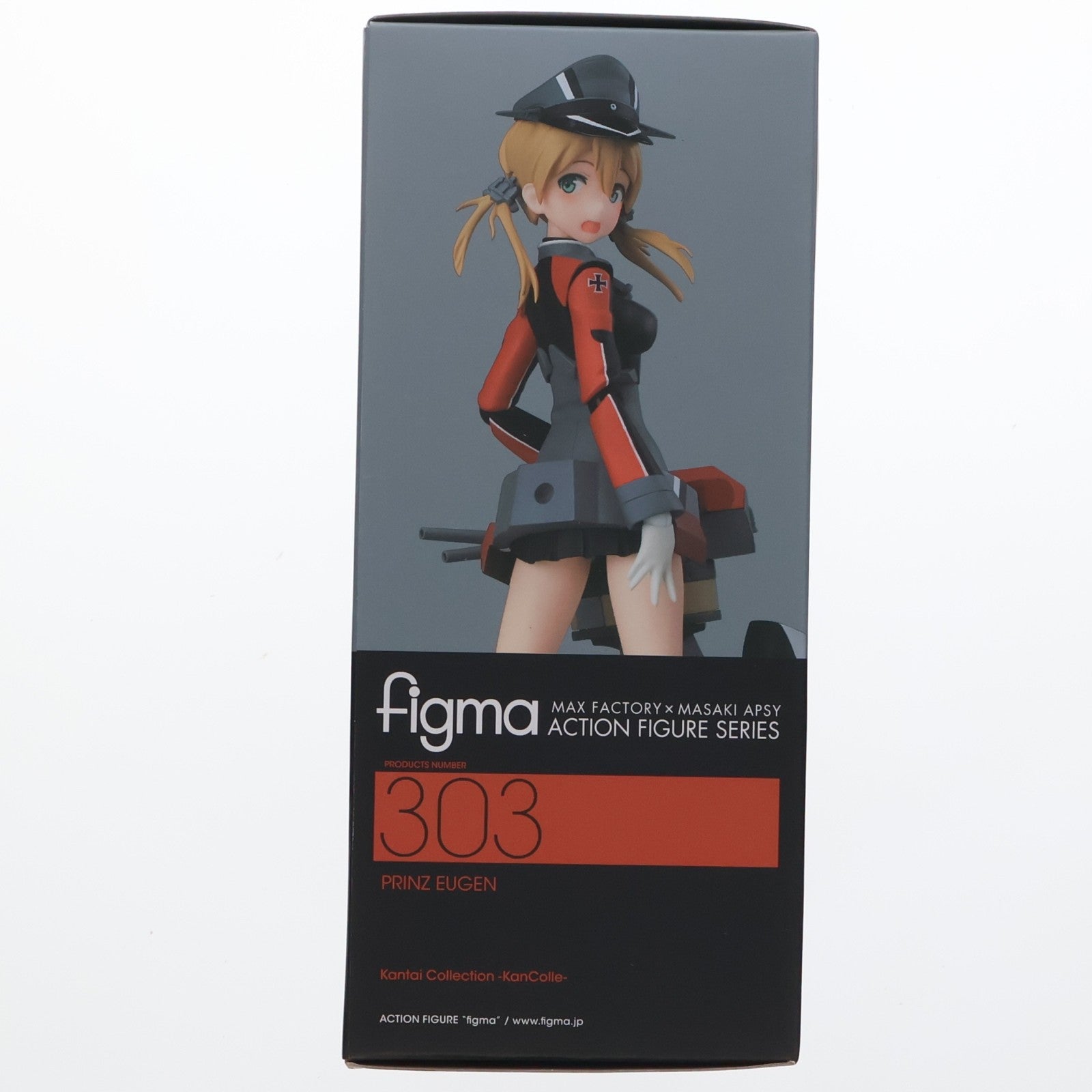 【中古即納】[FIG] GOODSMILE ONLINE SHOP限定特典付属 figma(フィグマ) 303 プリンツ・オイゲン 艦隊これくしょん -艦これ- 完成品 可動フィギュア マックスファクトリー(20161126)