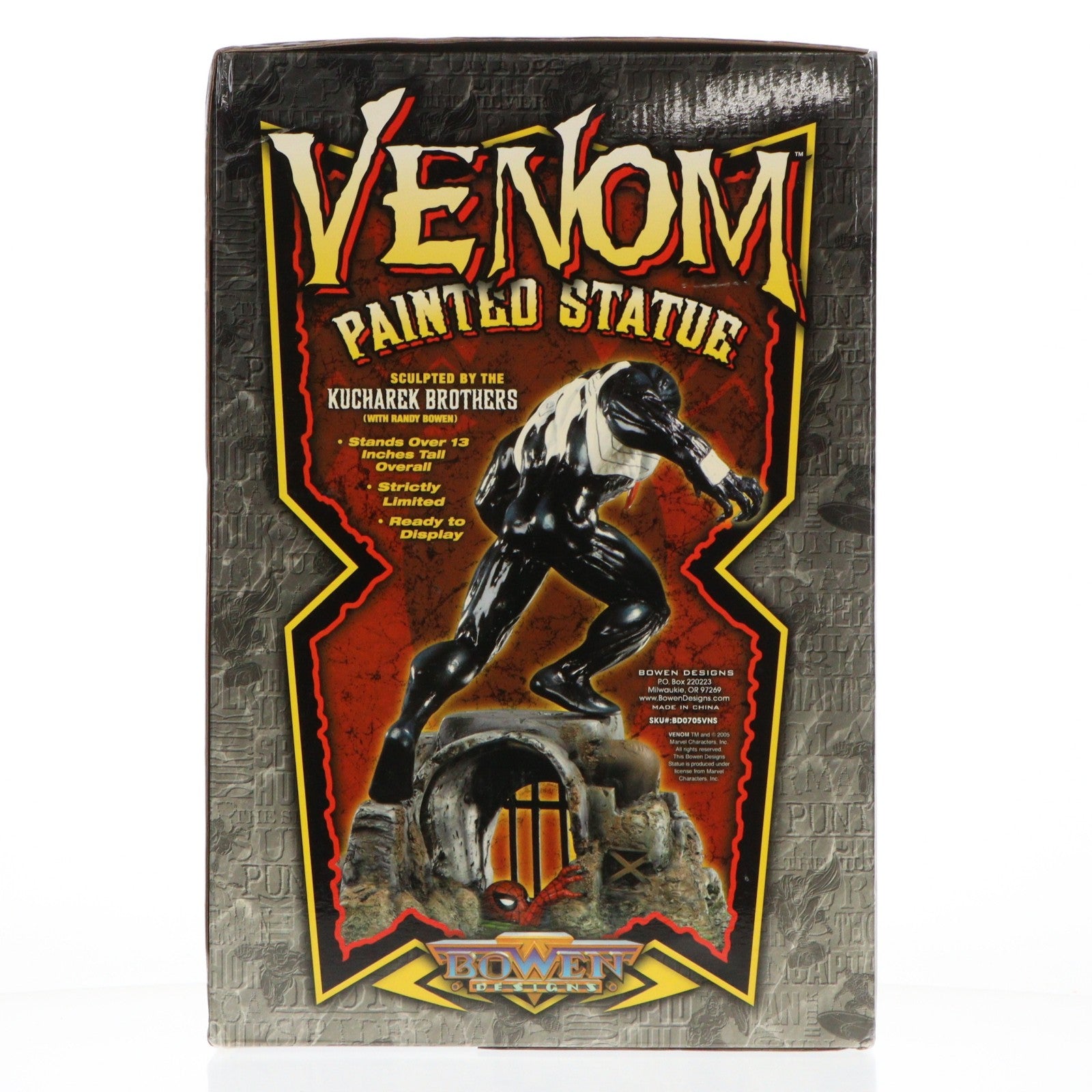 【中古即納】[FIG] Venom(ヴェノム) Painted Statue(ペインテッドスタチュー) 完成品 フィギュア Bowen Designs(ボウエン デザイン)(20051231)