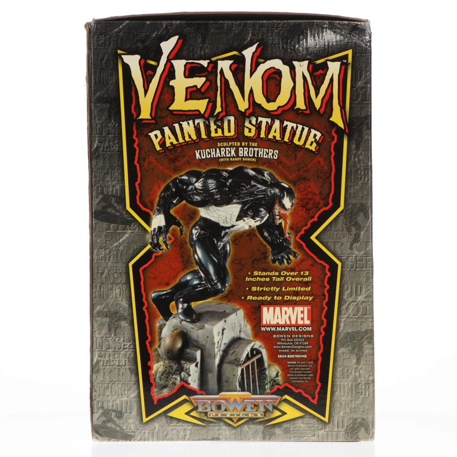 【中古即納】[FIG] Venom(ヴェノム) Painted Statue(ペインテッドスタチュー) 完成品 フィギュア Bowen Designs(ボウエン デザイン)(20051231)