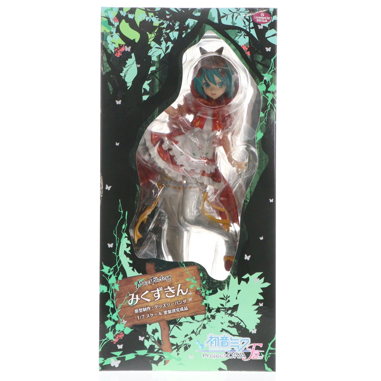【中古即納】[FIG] みくずきん 初音ミク -Project DIVA- 2nd 1/7 完成品 フィギュア マックスファクトリー(20150513)