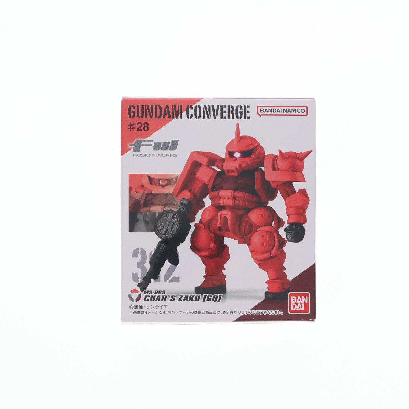 【中古即納】[FIG] (単品)(食玩) シャア専用ザク(GQ) FW GUNDAM CONVERGE(ガンダムコンバージ) ♯28 機動戦士Gundam GQuuuuuuX(ガンダム ジークアクス) フィギュア バンダイ(20251103)