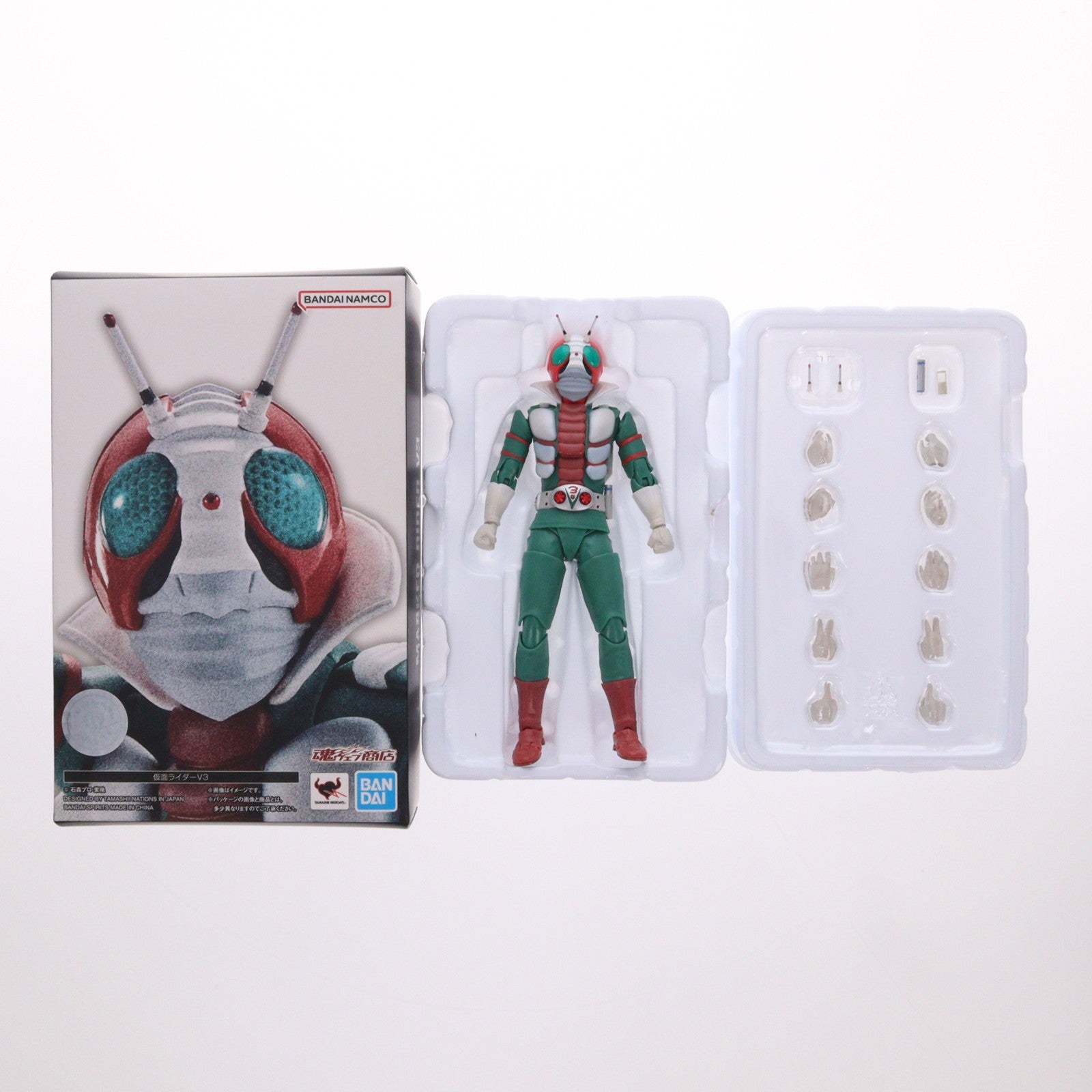 【中古即納】[FIG] 魂ウェブ商店限定 S.H.Figuarts(フィギュアーツ) 真骨彫製法 仮面ライダーV3 完成品 可動フィギュア バンダイスピリッツ(20221231)