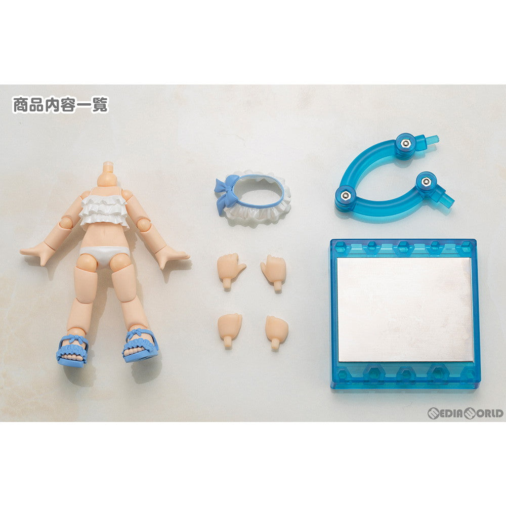 【中古即納】[FIG] キューポッシュえくすとら フリル水着ボディ(しろ) 完成品 可動フィギュア(ADE42) コトブキヤ(20170713)