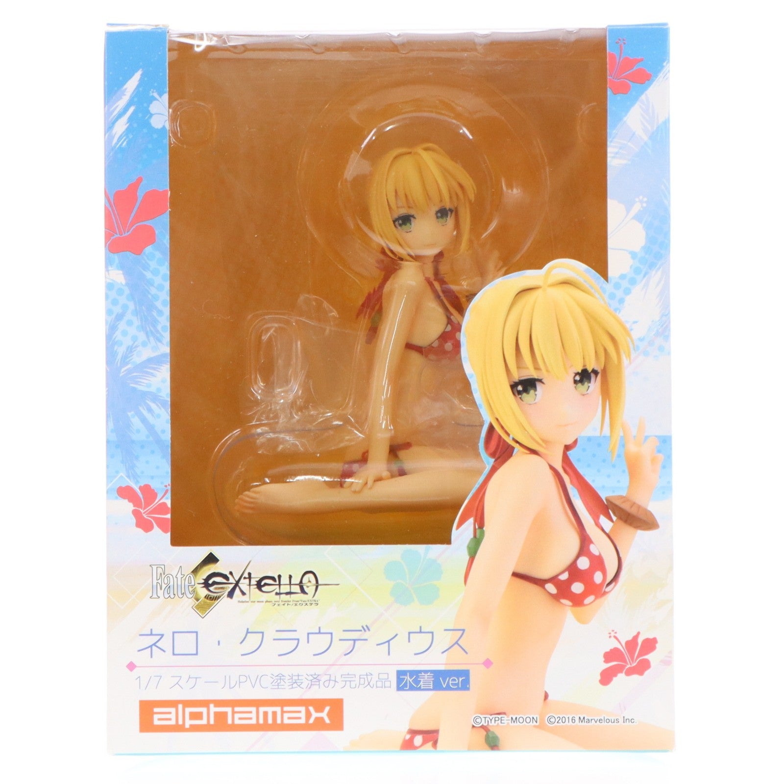 【中古即納】[FIG] ネロ・クラウディウス 水着Ver. Fate/EXTELLA(フェイト/エクステラ) 1/7 完成品 フィギュア(AX-0164) アルファマックス(20180901)