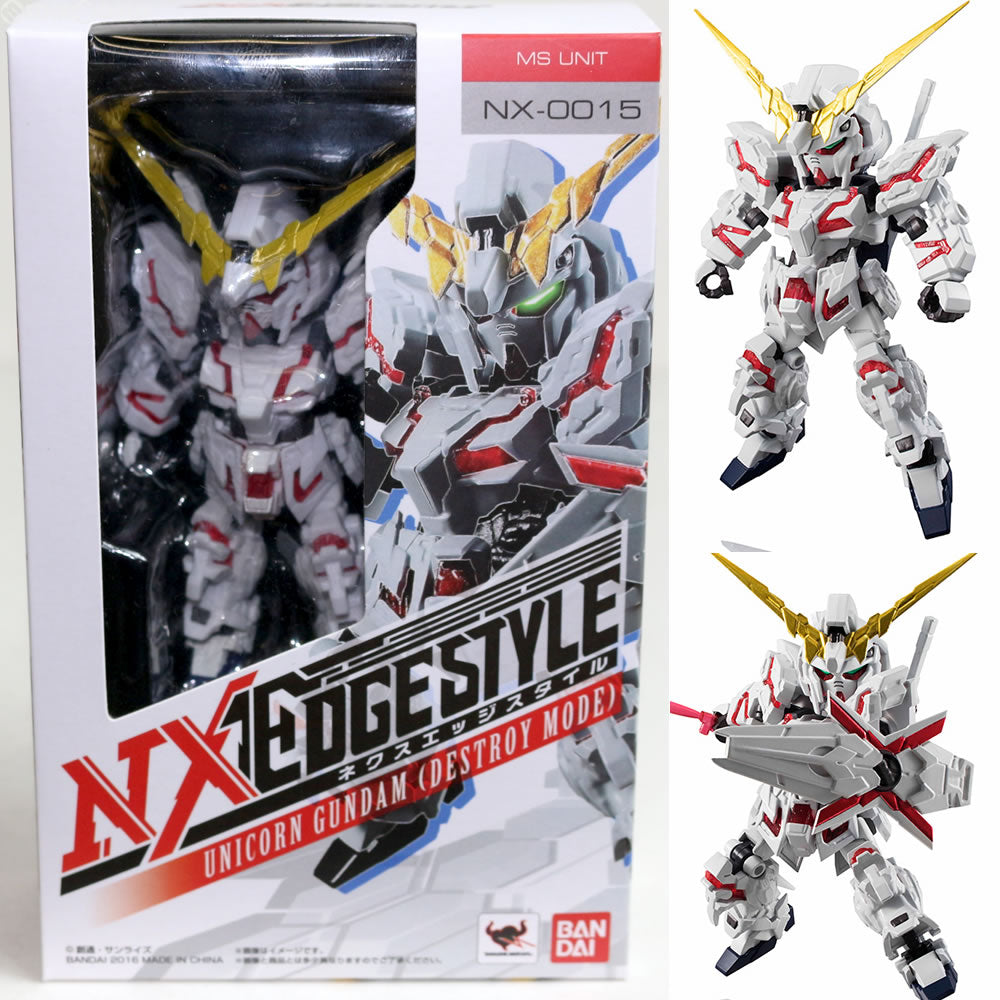 【中古即納】[FIG] ネクスエッジスタイル(MS UNIT) ユニコーンガンダム(デストロイモード) 機動戦士ガンダムUC(ユニコーン) 完成品 可動フィギュア バンダイ(20160527)