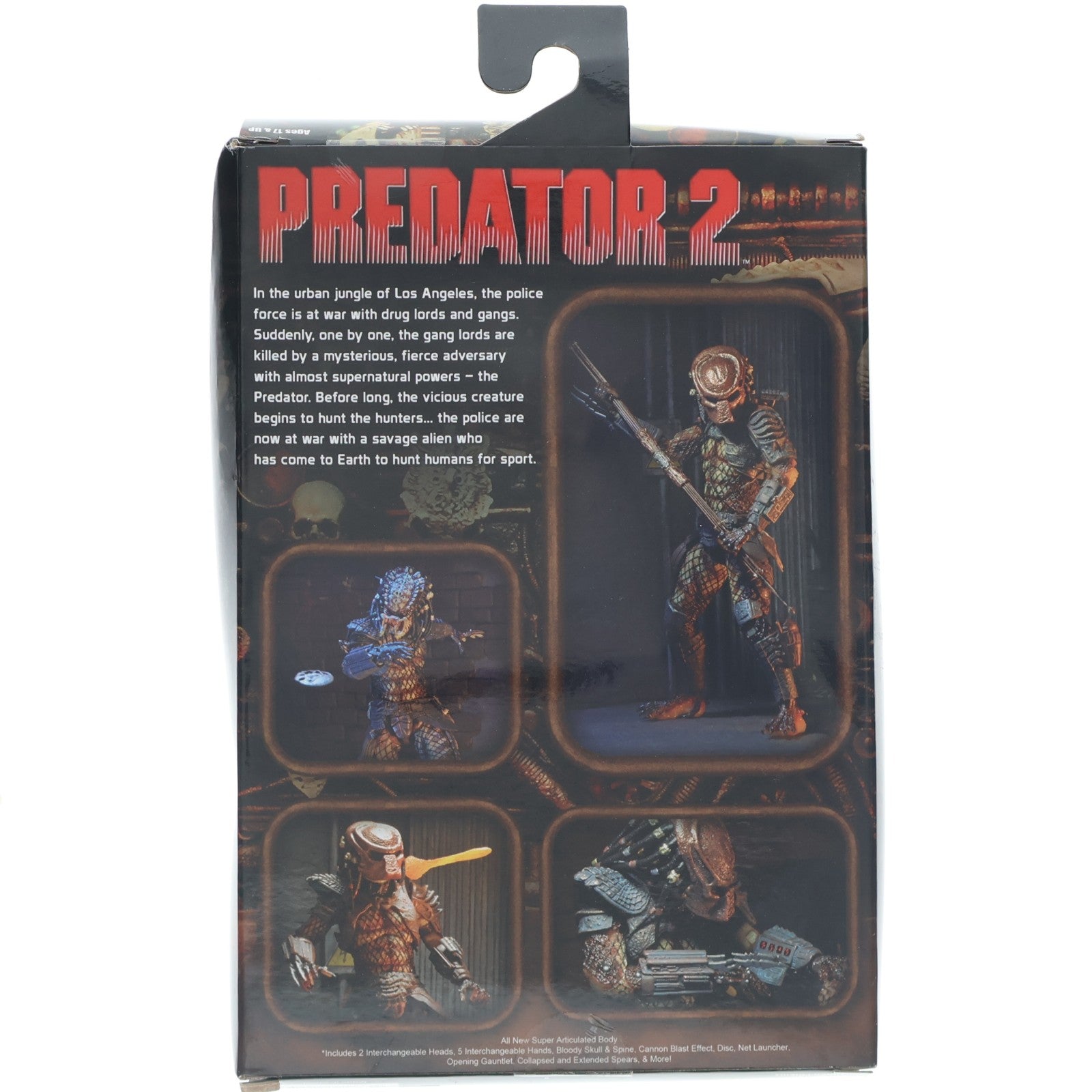 【中古即納】[FIG] アルティメット 7インチ アクションフィギュア シティハンター・プレデター プレデター2 完成品 可動フィギュア ネカ/豆魚雷(20170201)