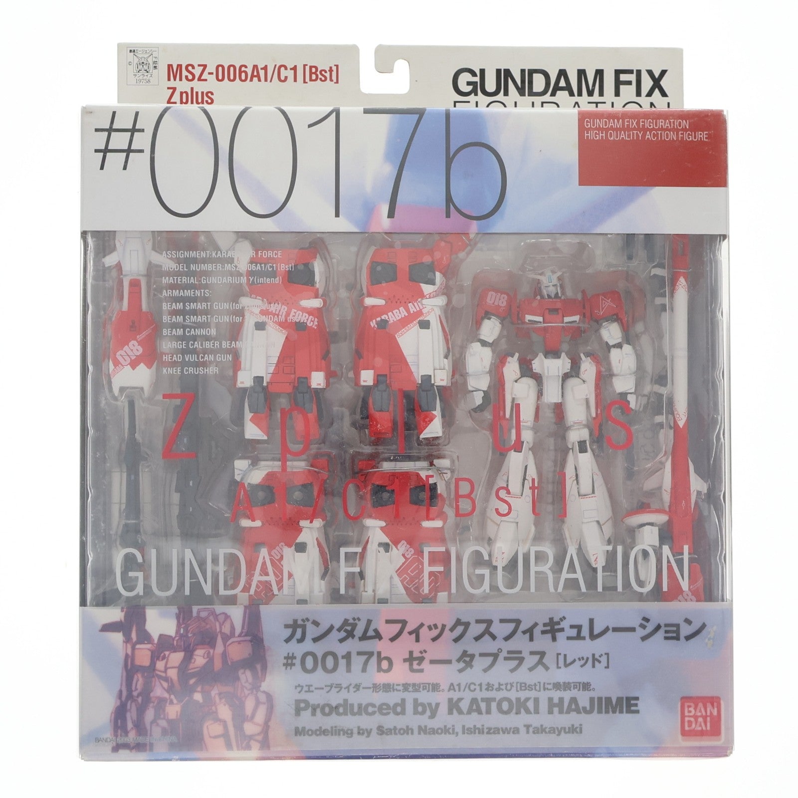 【中古即納】[FIG] GUNDAM FIX FIGURATION #0017-b Zplus(ゼータプラス) レッド ガンダム・センチネル 完成品 可動フィギュア バンダイ(20030928)