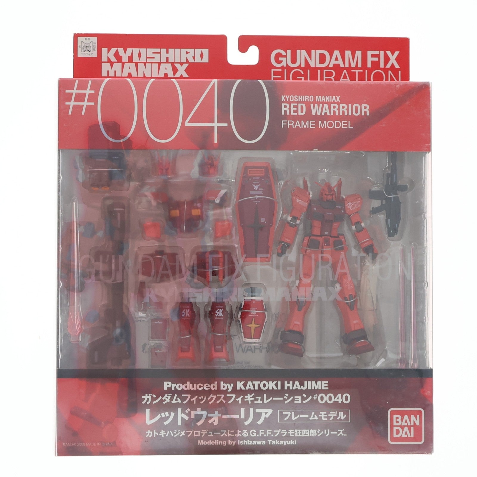 【中古即納】[FIG] GUNDAM FIX FIGURATION×狂四郎マニアックス #0040 レッドウォーリア[フレームモデル] プラモ狂四郎 完成品 可動フィギュア バンダイ(20081130)