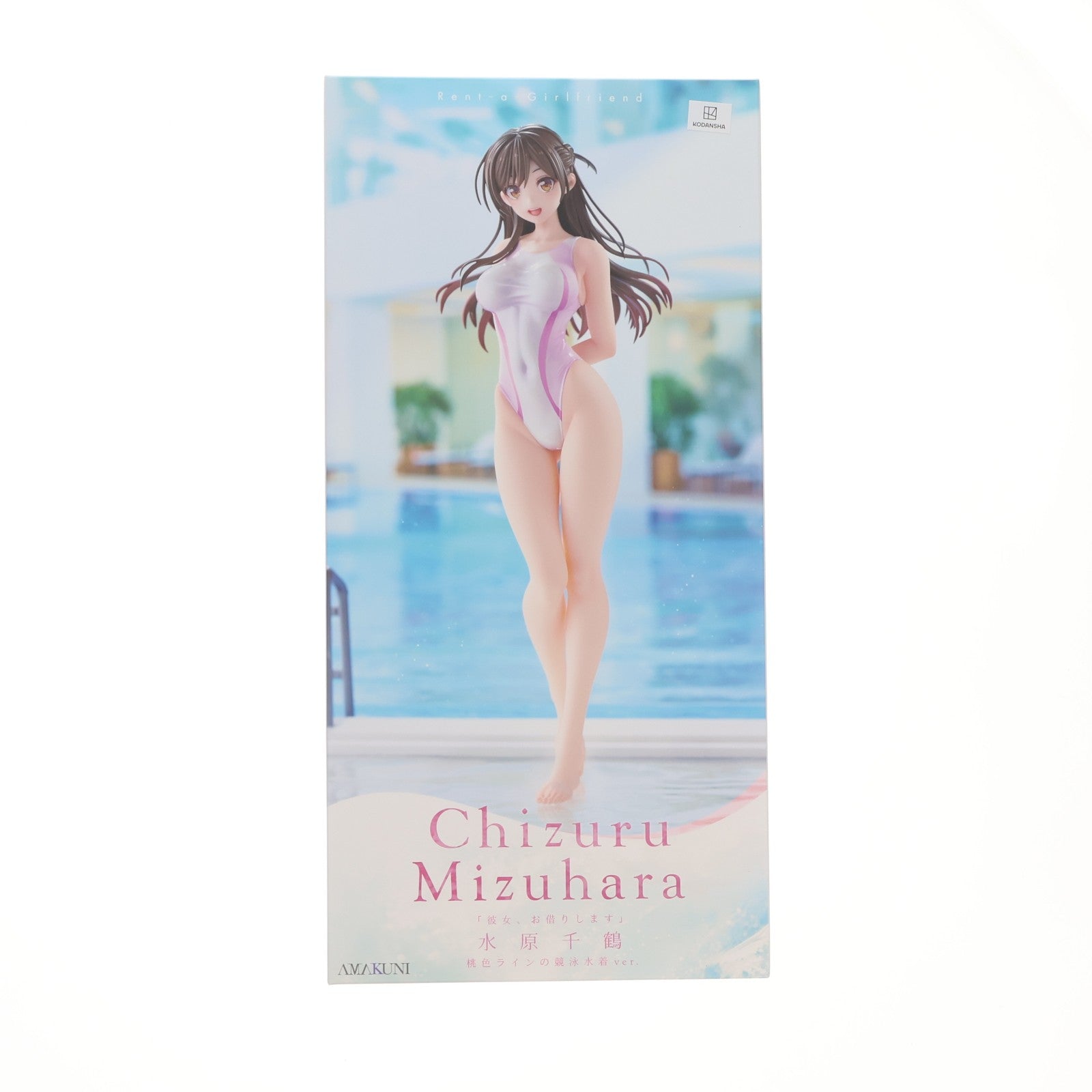 【中古即納】[FIG] 水原千鶴(みずはらちづる) 桃色ラインの競泳水着Ver. 彼女、お借りします 1/7 完成品 フィギュア ホビージャパンオンラインショップ&ポストホビー厚木店限定 ホビージャパン/AMAKUNI(アマクニ)(20260327)