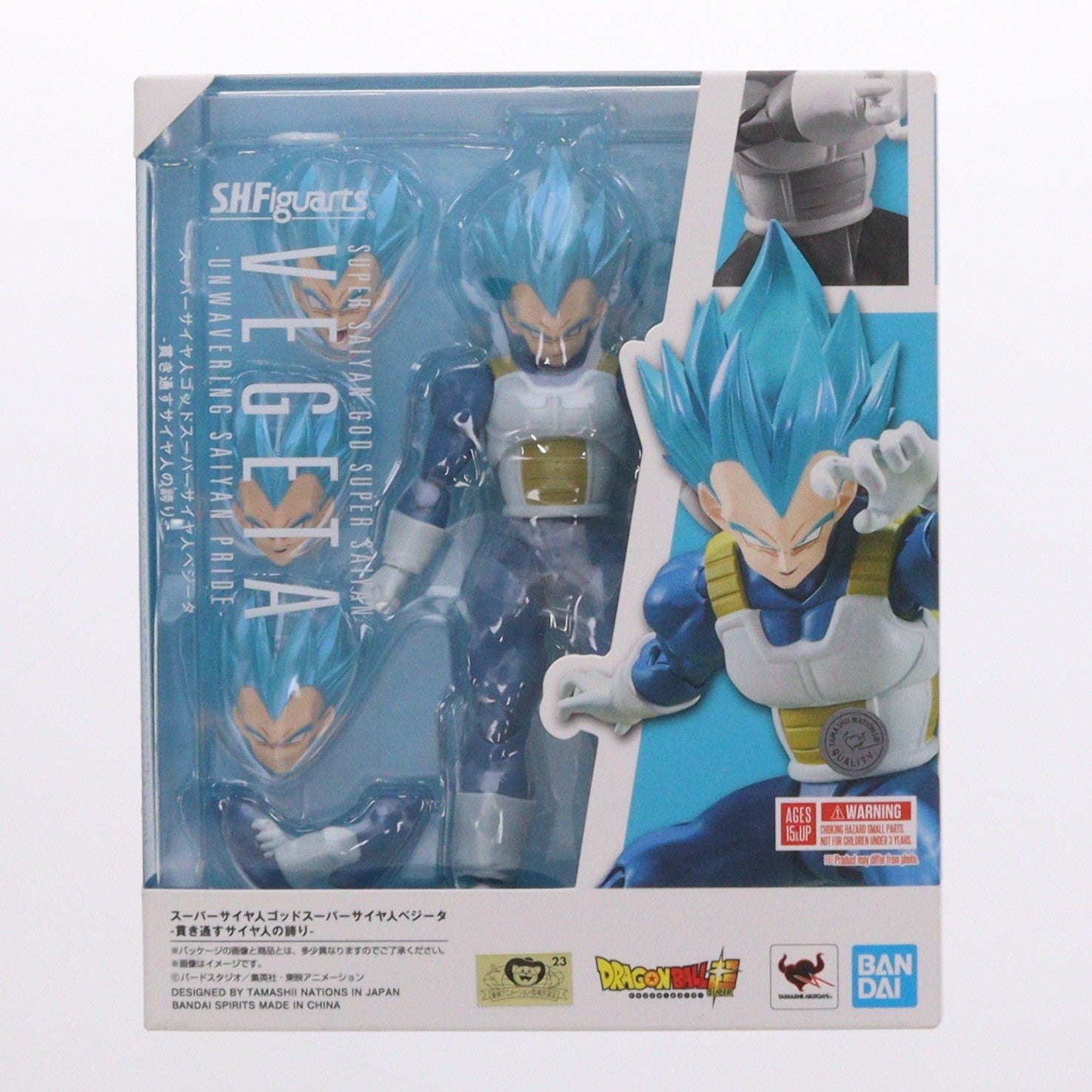 【中古即納】[FIG] (再販) S.H.Figuarts(フィギュアーツ) スーパーサイヤ人ゴッドスーパーサイヤ人ベジータ-貫き通すサイヤ人の誇り- ドラゴンボール超(スーパー) 完成品 可動フィギュア バンダイスピリッツ(20250412)