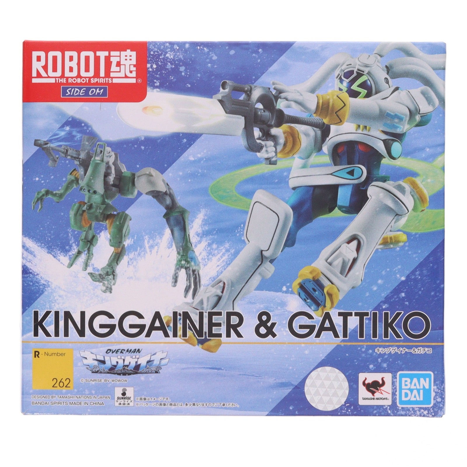 【中古即納】[FIG] ROBOT魂(SIDE OM) キングゲイナー&ガチコ OVERMAN(オーバーマン) キングゲイナー 完成品 可動フィギュア バンダイスピリッツ(20200425)