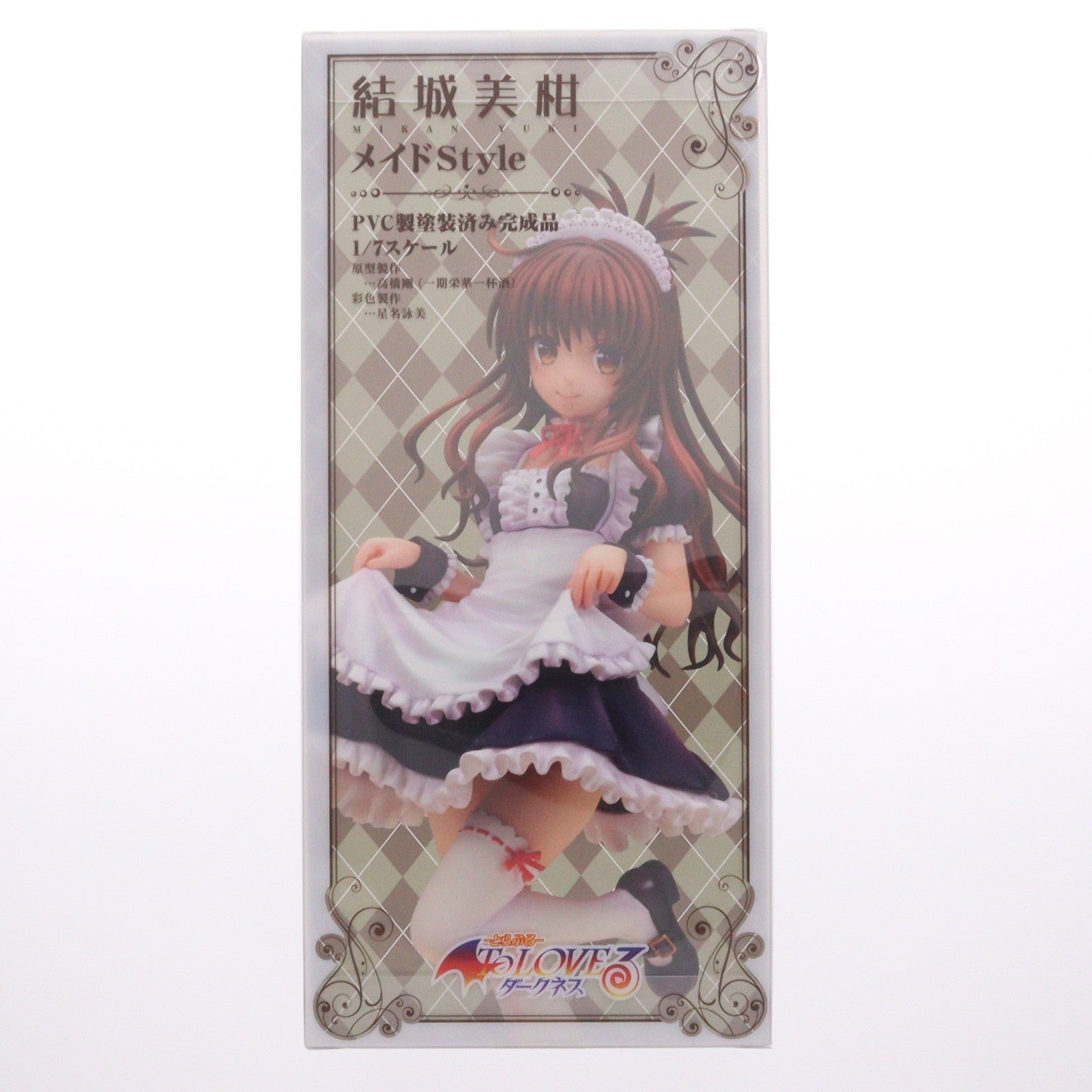 【中古即納】[FIG] 結城美柑(ゆうきみかん) メイドStyle To LOVEる-とらぶる- ダークネス 1/7 完成品 フィギュア キューズQ(20211130)