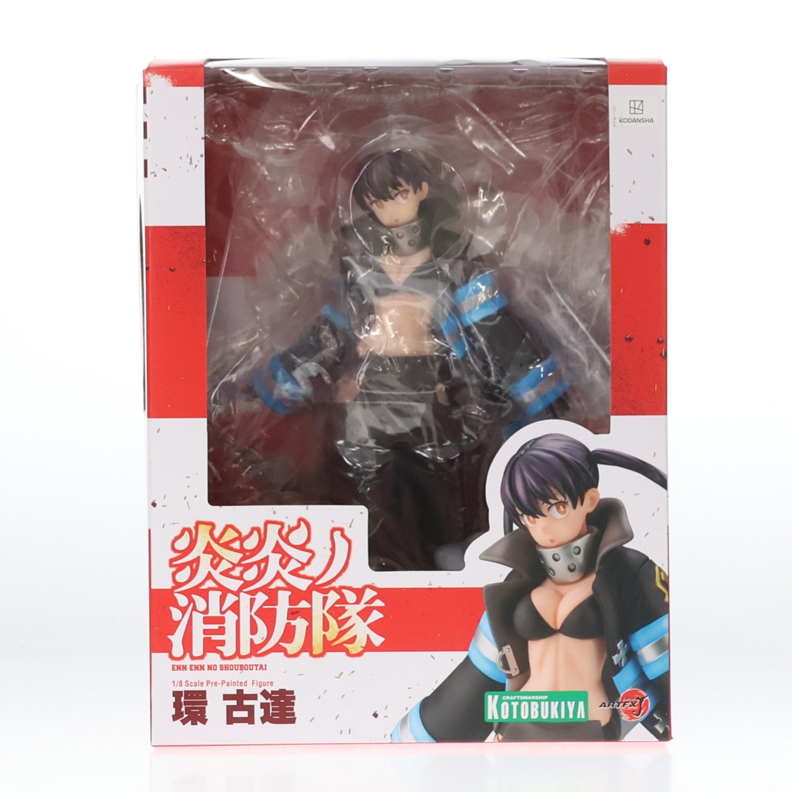 【中古即納】[FIG] (再々販) コトブキヤショップ限定特典付属 ARTFX J 環古達(たまきこたつ) 炎炎ノ消防隊 1/8 完成品 フィギュア(PV281) コトブキヤ(20250117)
