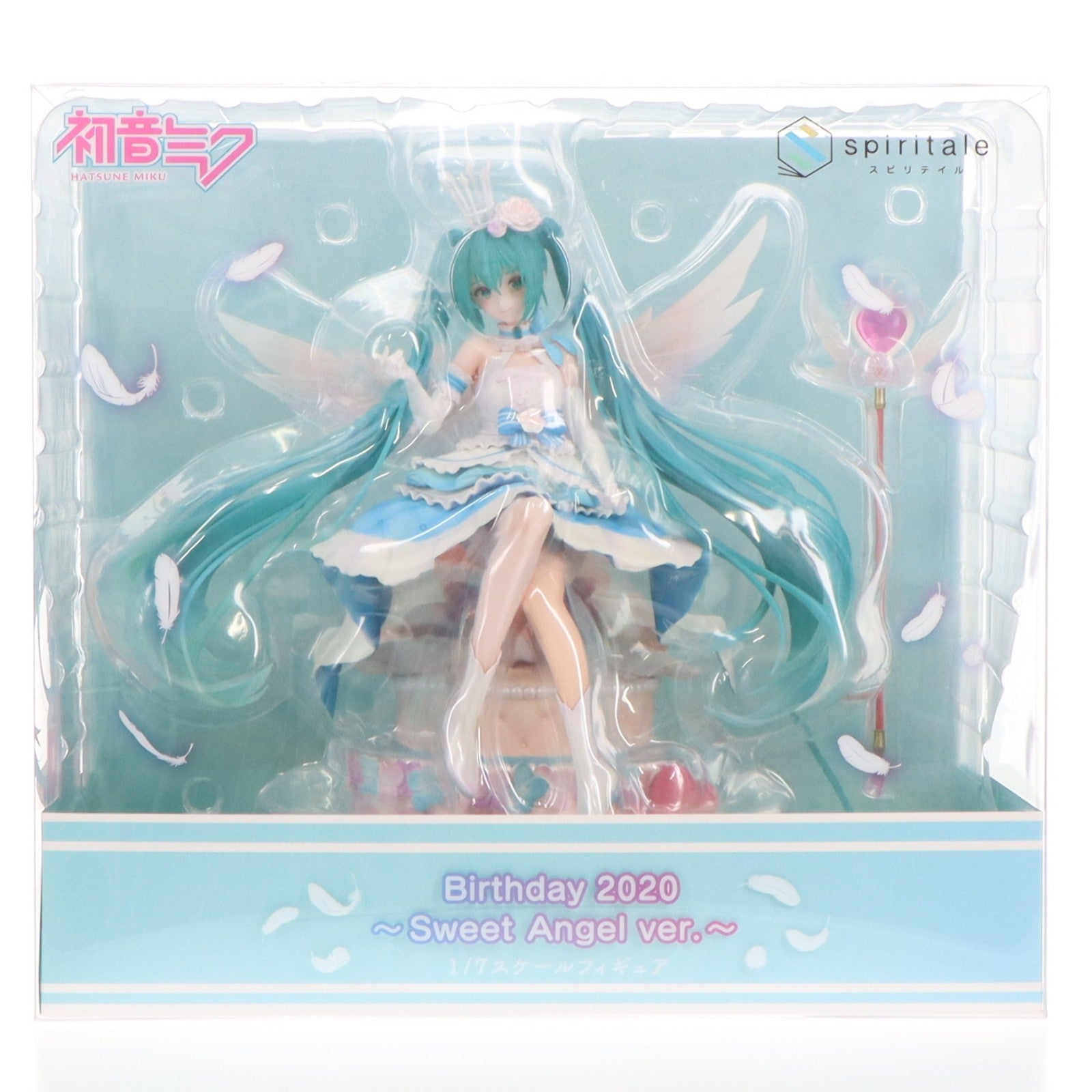 【中古即納】[FIG] spiritale公式ショップ限定 初音ミク Birthday 2020～Sweet Angel ver.～ キャラクター・ボーカル・シリーズ01 初音ミク 1/7 完成品 フィギュア Spiritale(スピリテイル)/タイトー(20210831)
