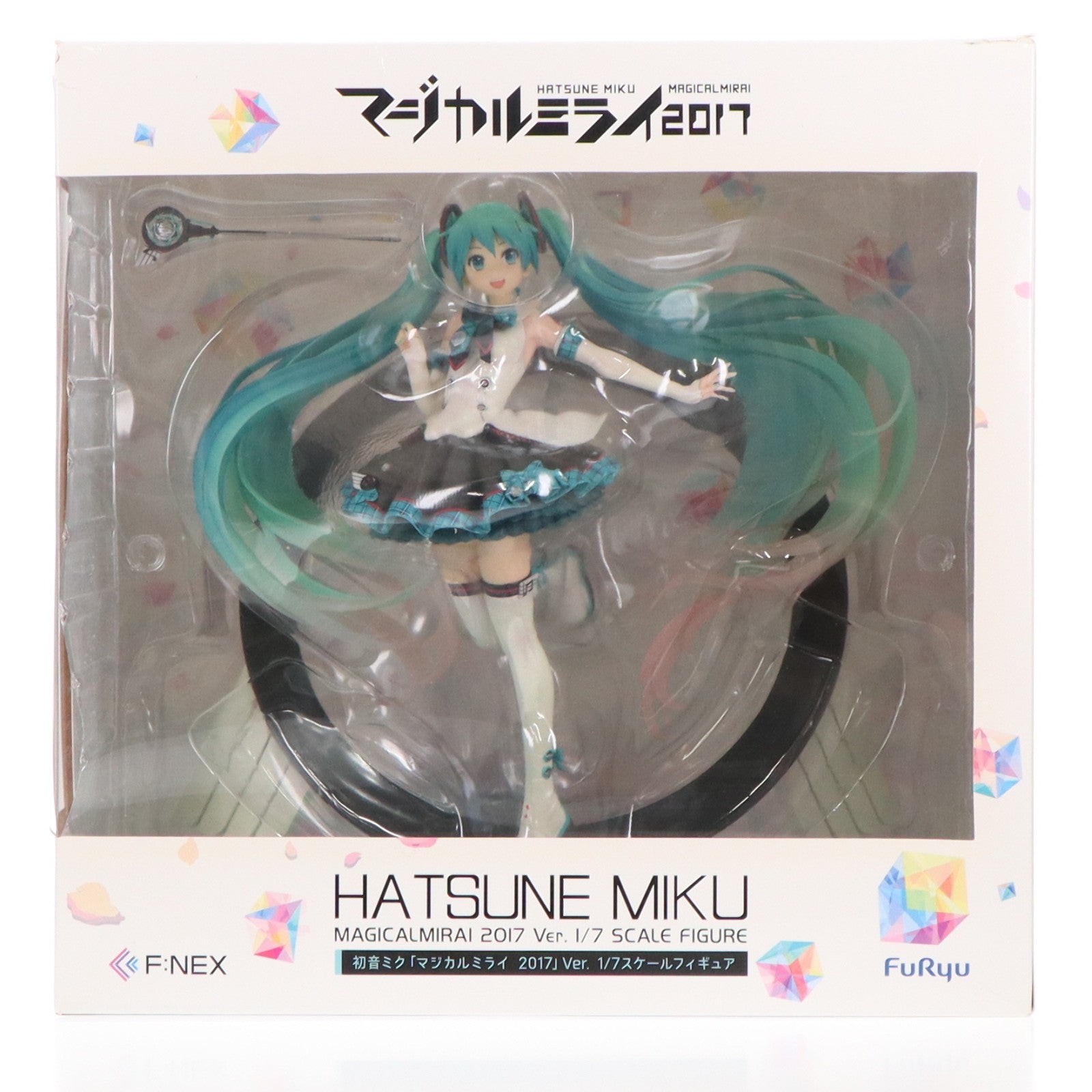 【中古即納】[FIG] 初音ミク「マジカルミライ 2017」Ver. キャラクターボーカルシリーズ01 初音ミク 1/7 完成品 フィギュア マジカルミライ2017&F:NEX&あみあみ限定(AMU-FNX101) フリュー(20180228)